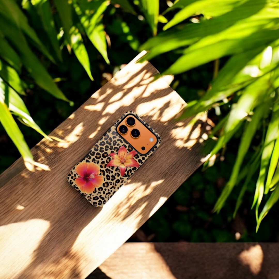 Tropical Cheetah Print | Tough Phone Case