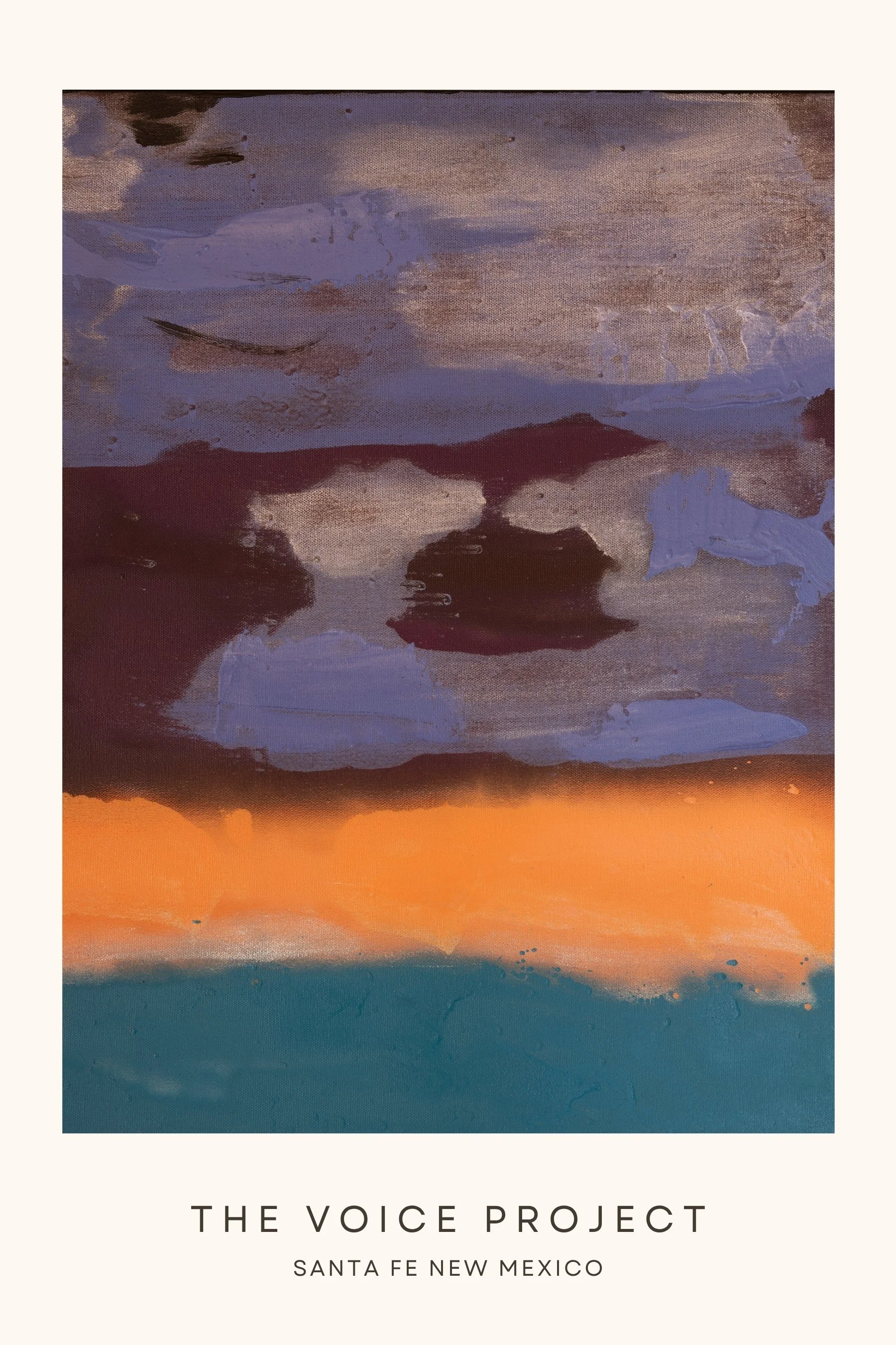 Postcard from the Voice Project - Artist: David Trujillo, Print & Distribution courtesy of Santa Fe International Literary Festival
