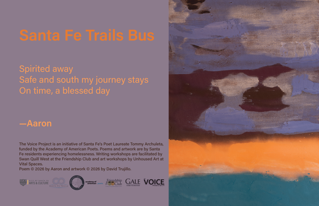 Poetry In Motion, City of Santa Fe Arts & Culture