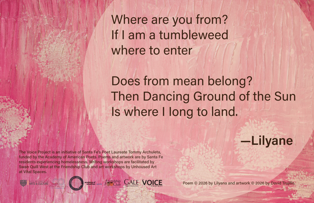 Poetry In Motion, City of Santa Fe Arts & Culture