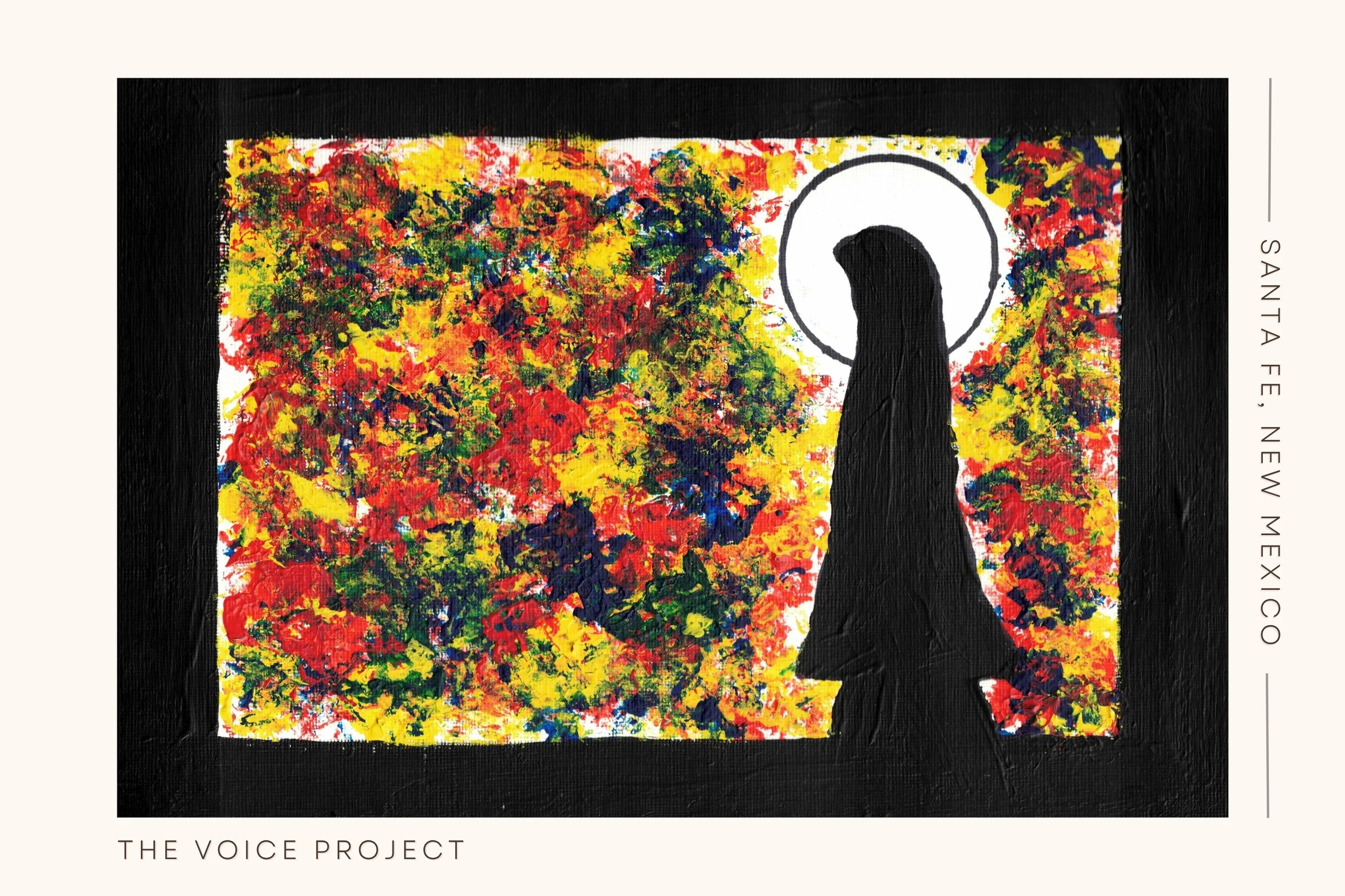 Postcard from the Voice Project - Artist: Luis Castro, Print & Distribution courtesy of Santa Fe International Literary Festival