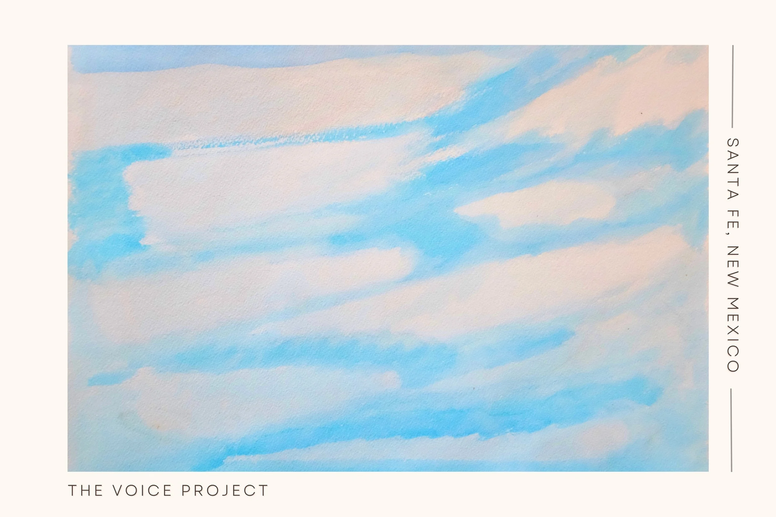 Postcard from the Voice Project - Artist: David Trujillo, Print & Distribution courtesy of Santa Fe International Literary Festival