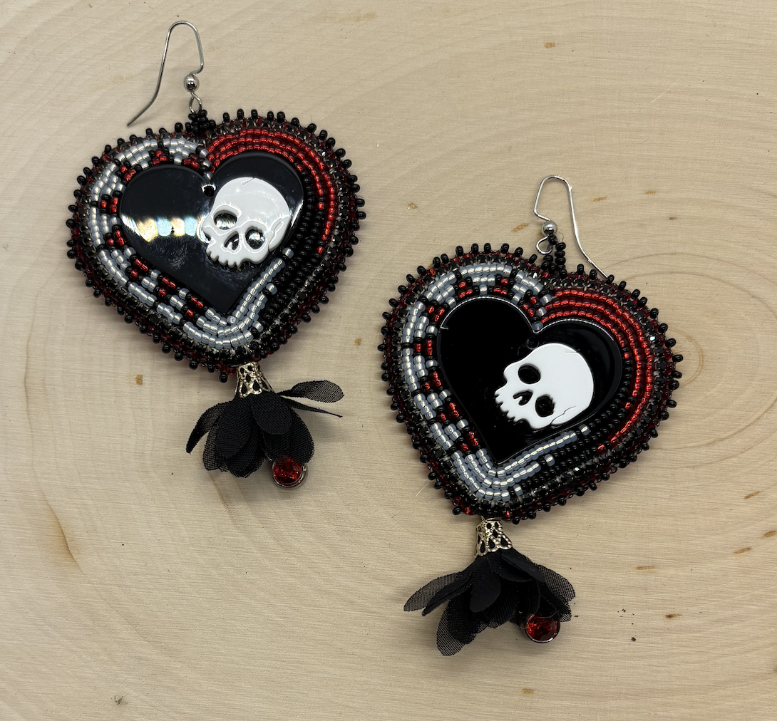 Skull Beaded Earrings