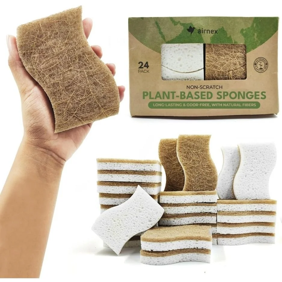 Product image of Plant-Based Sponges (Coconut / Natural Fiber)