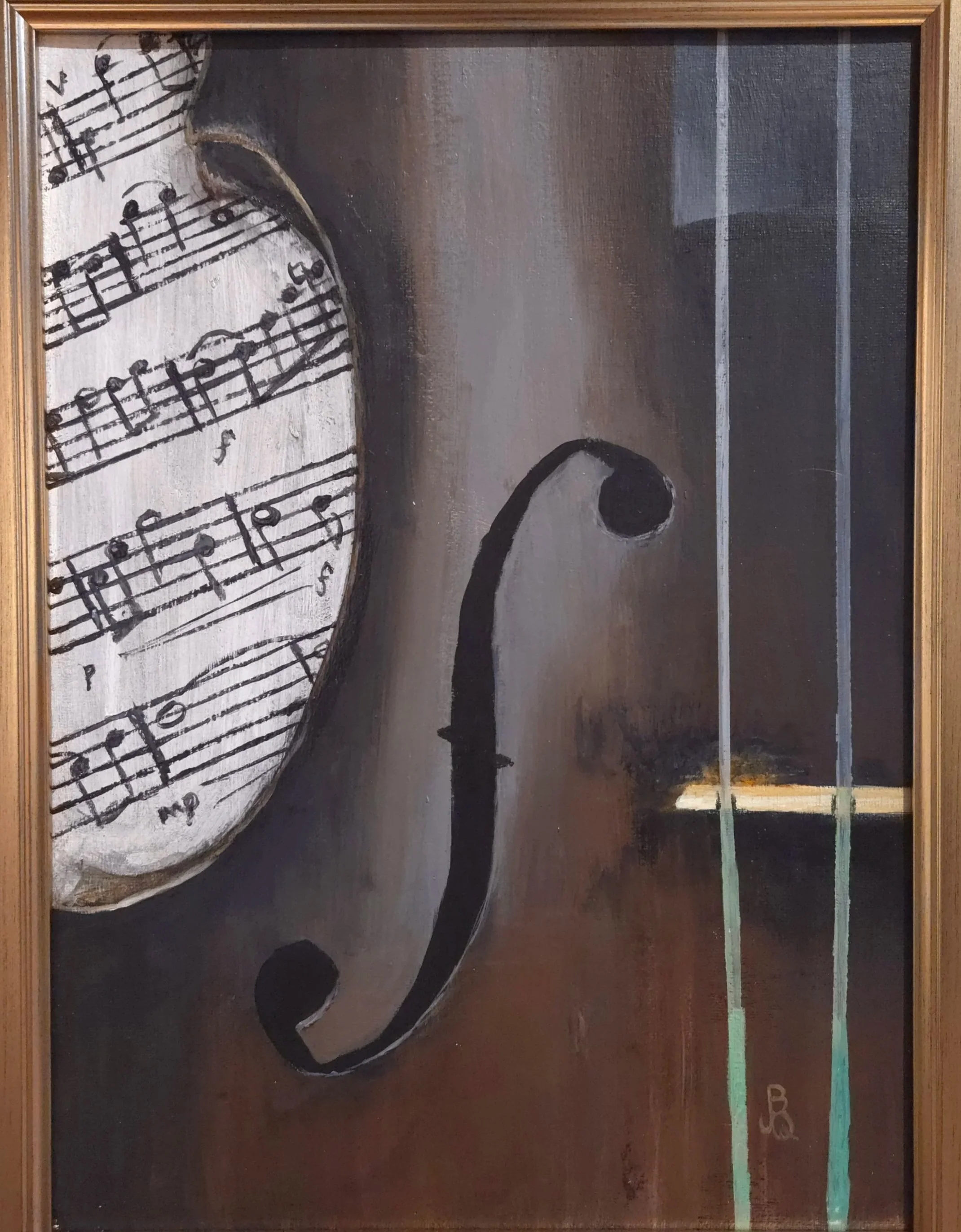 Strings Attached - Acrylic on Canvas Board - Oct 2025