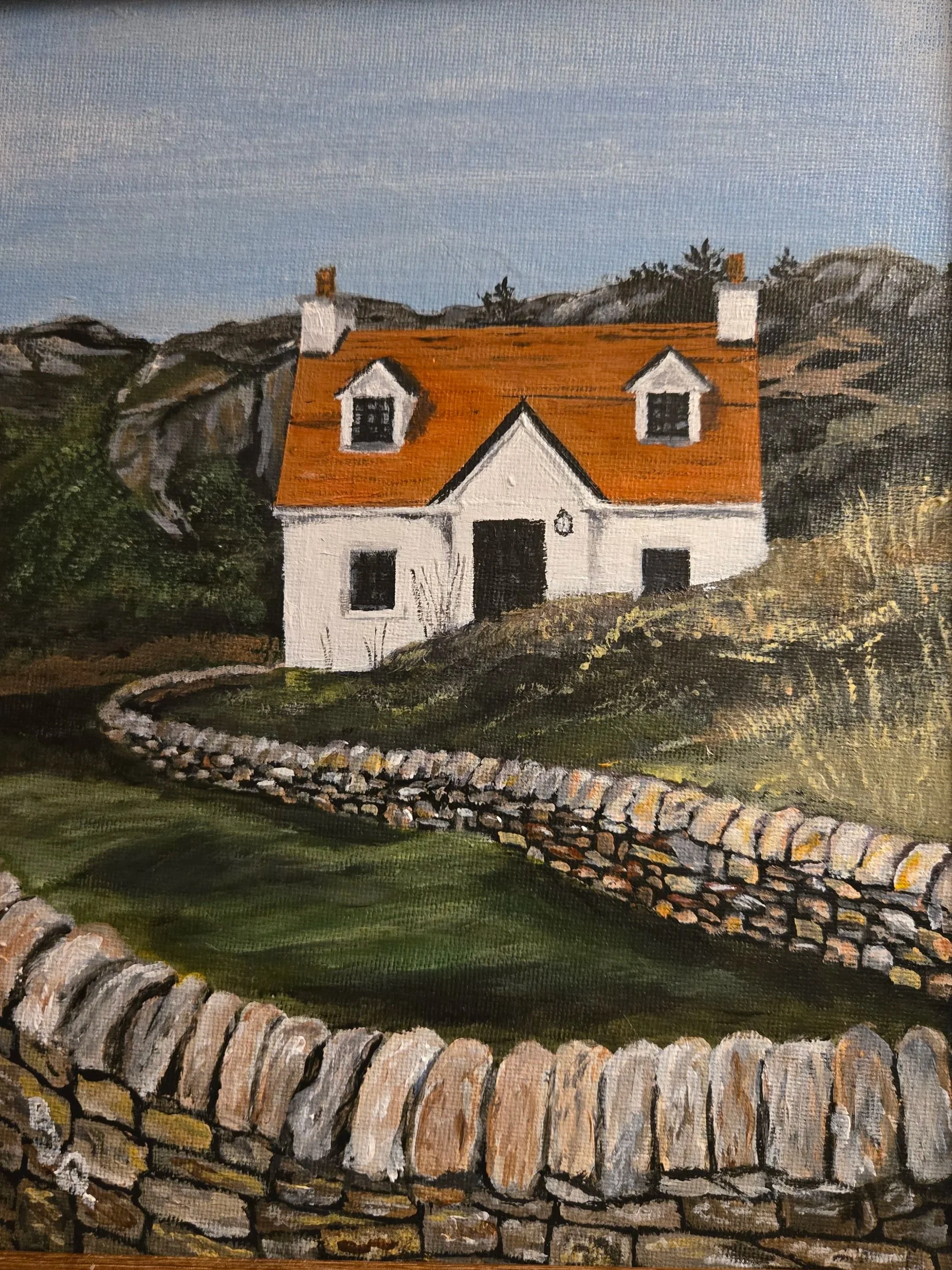Hidden Cottage - Acrylic on Canvas Panel - Oct 2025 - SOLD