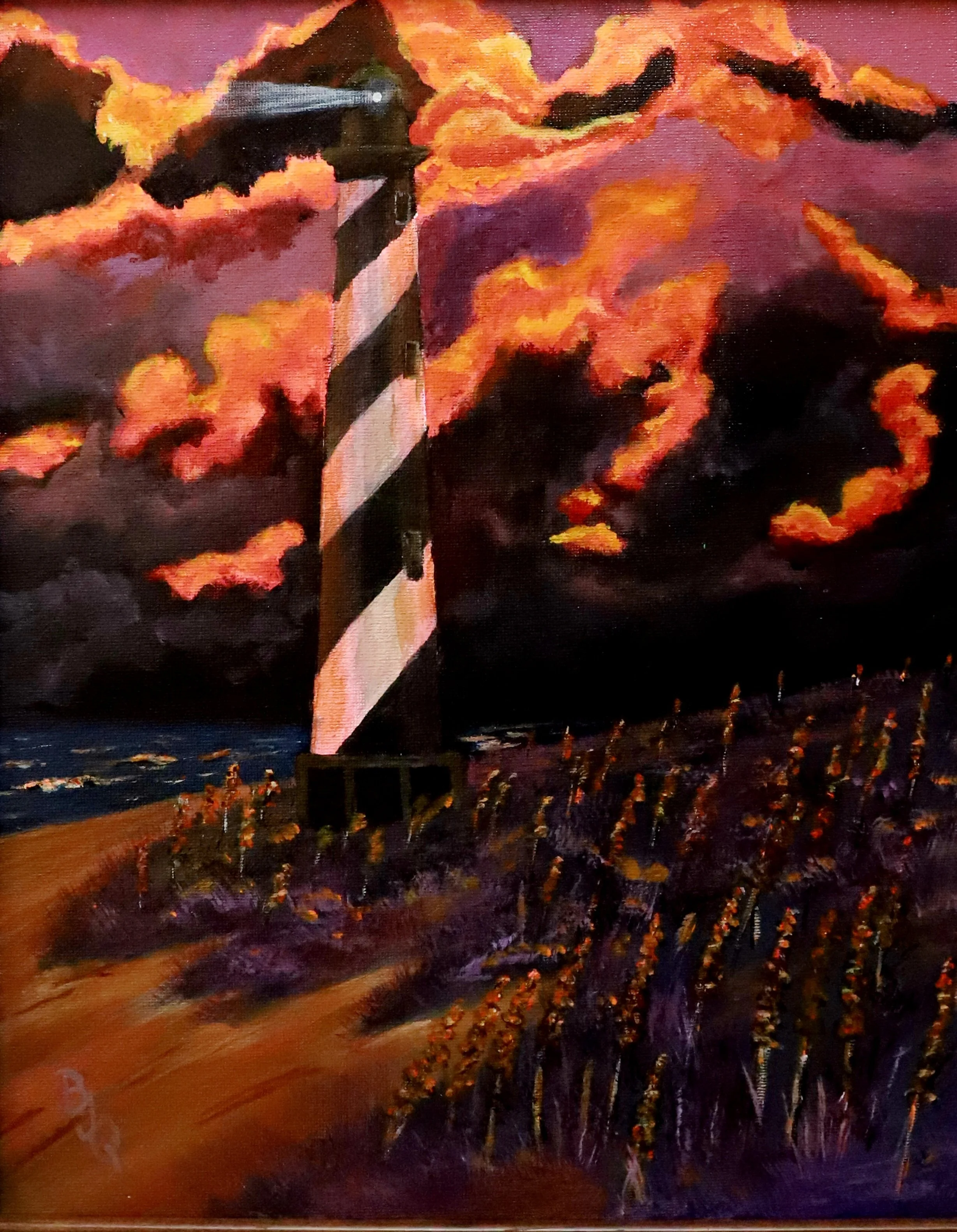 Fiery Sunrise - Acrylic - April 2026