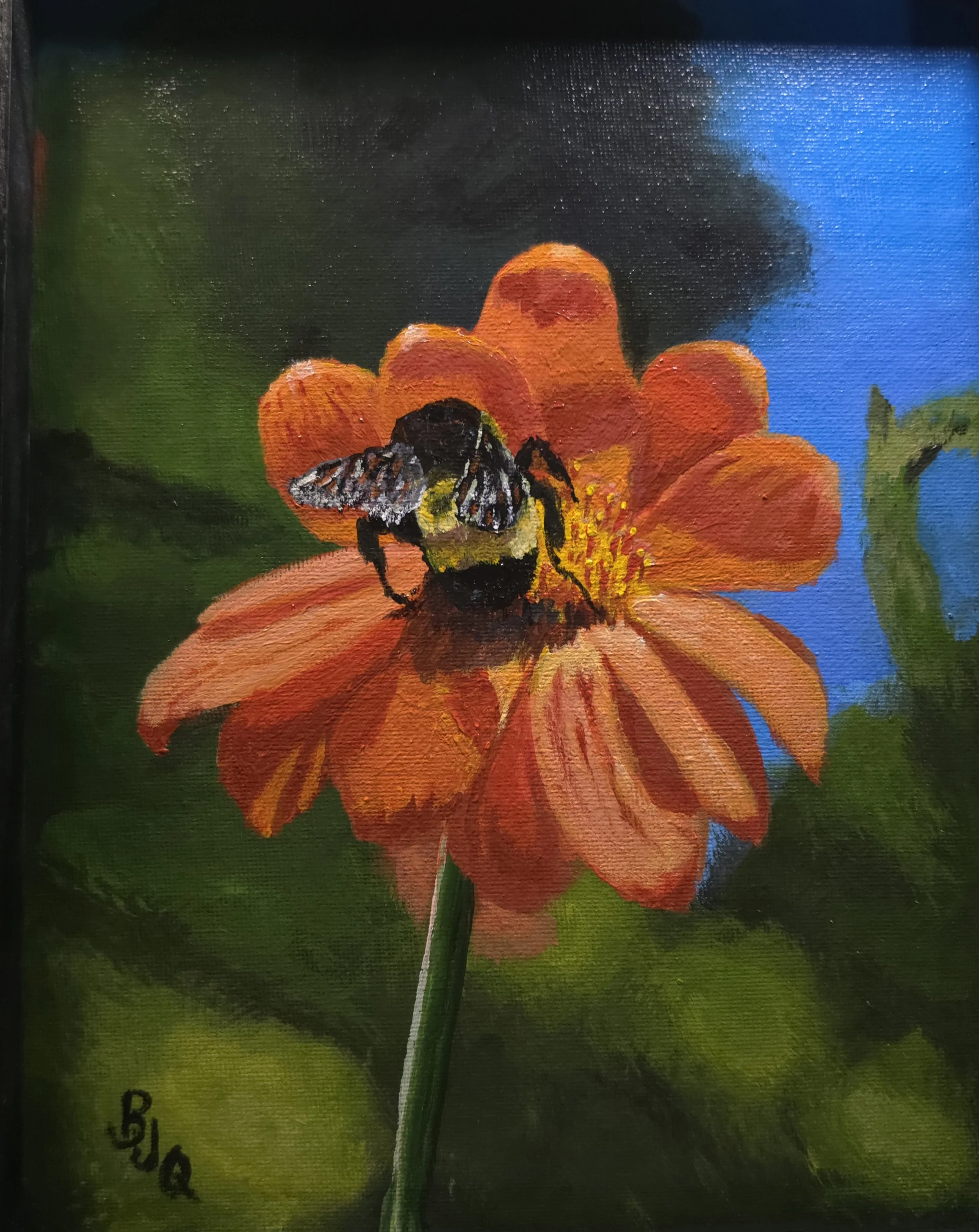 Busy Bee - Acrylic - 14x11 - April 2026