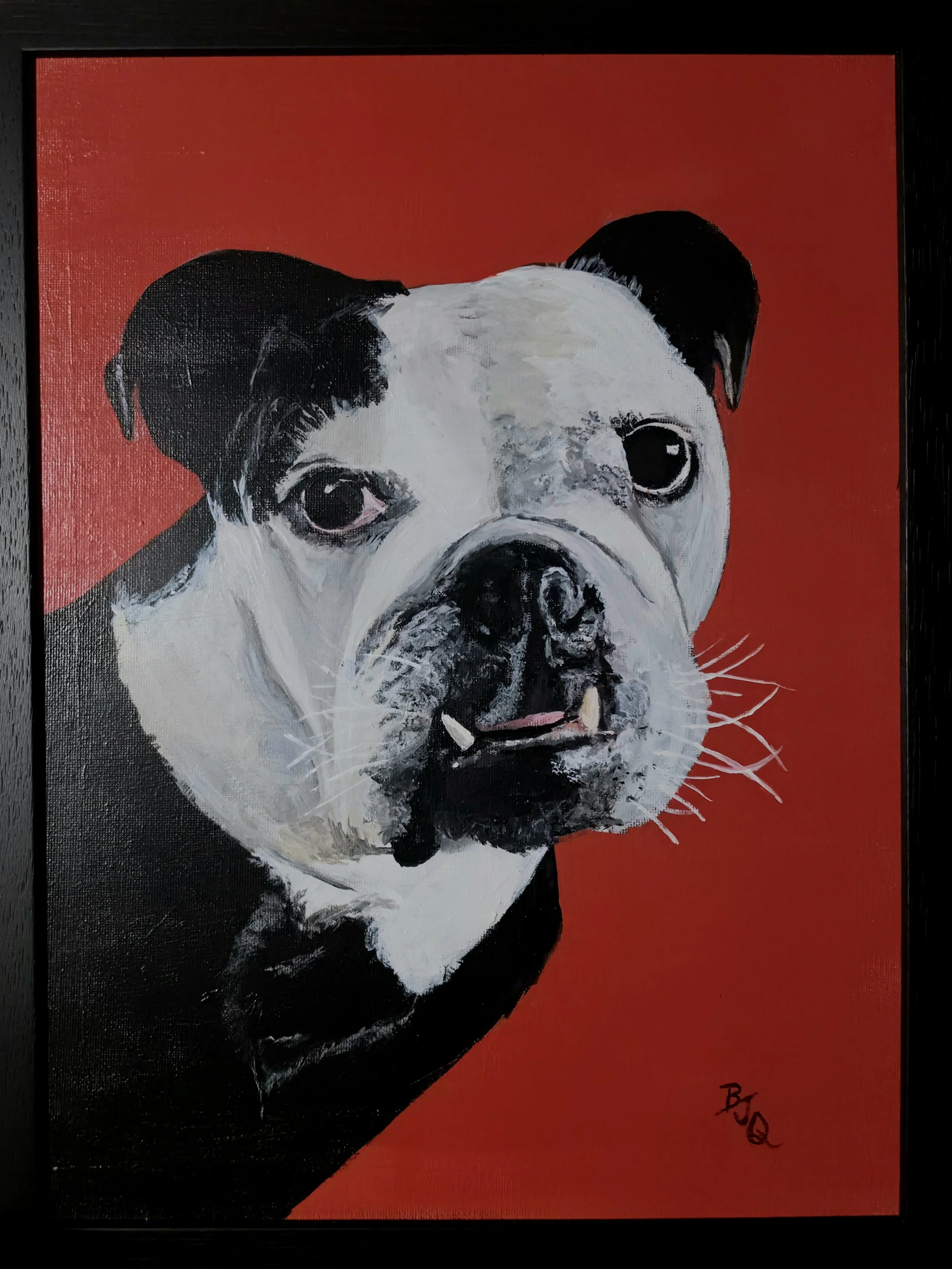 Roux - Acrylic on Canvas Board - May 2026 - Gifted to my Daughter who owned Roux. 