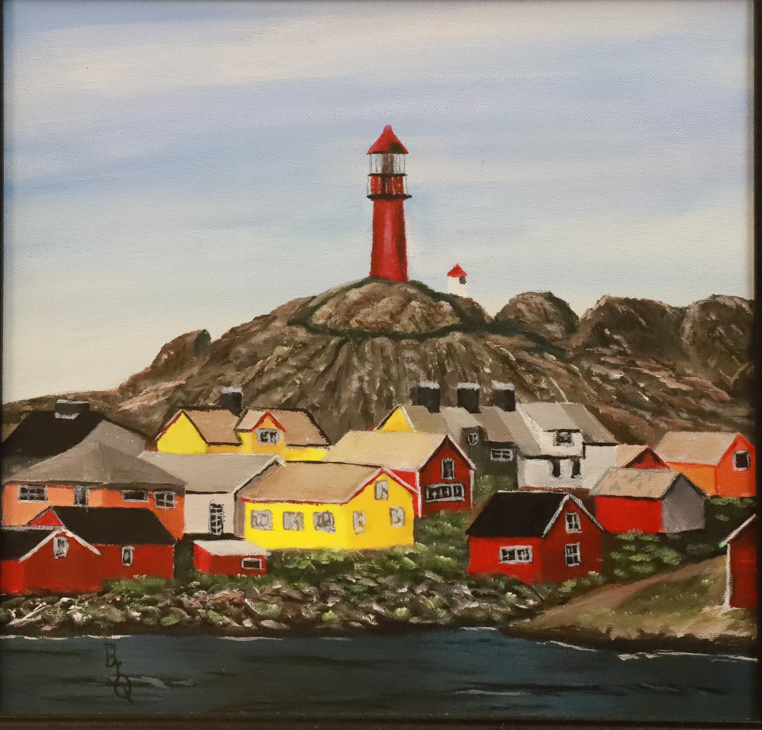 Ona Lighthouse, Norway - Acrylic on Canvas Panel - Oct 2025