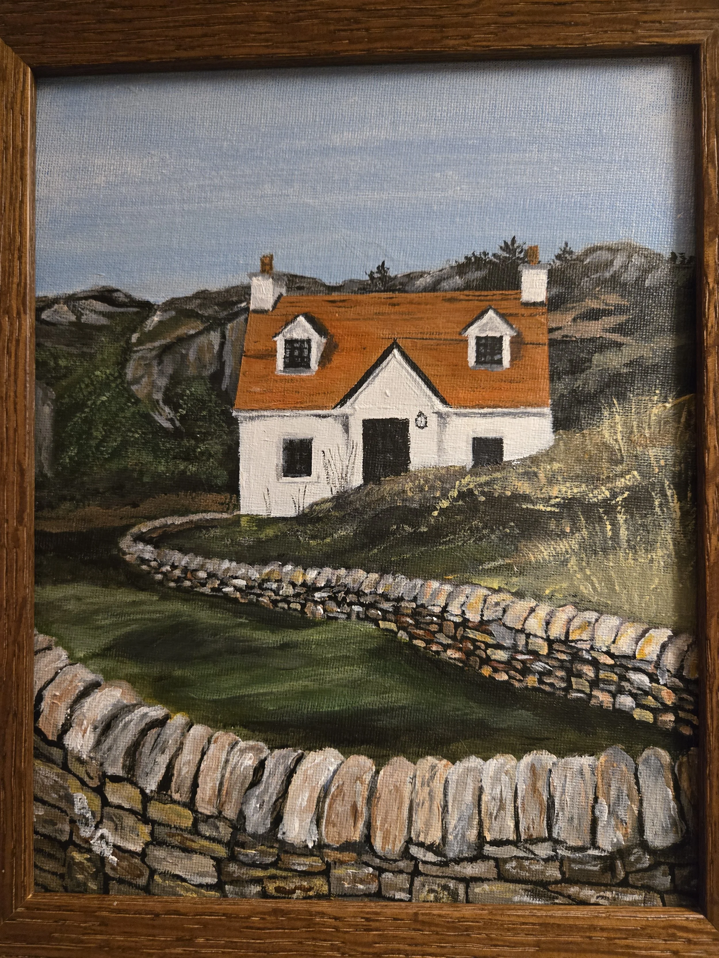 Hidden Cottage - Acrylic on Canvas Panel - Oct 2025