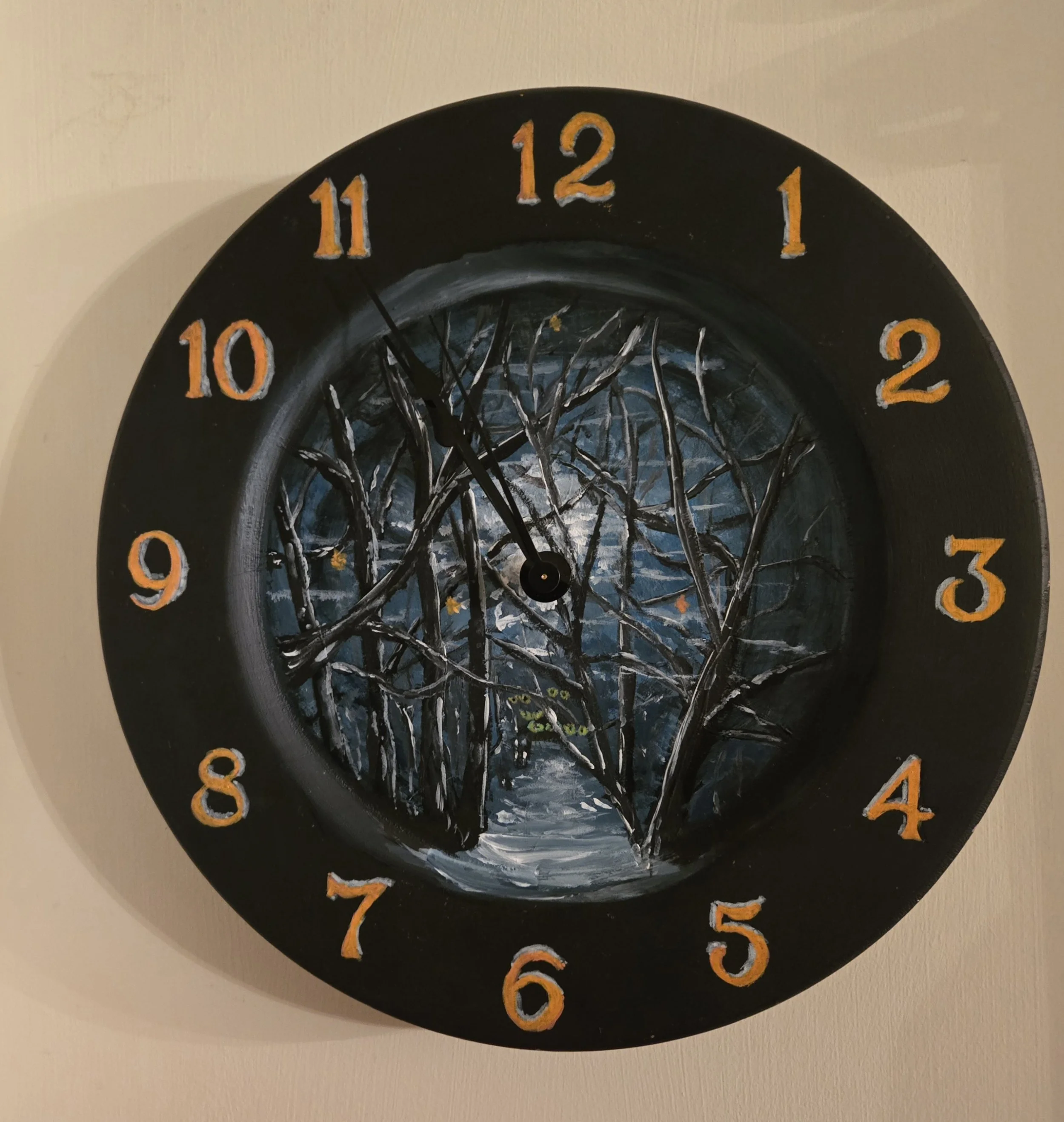 Spooky Forest Clock
