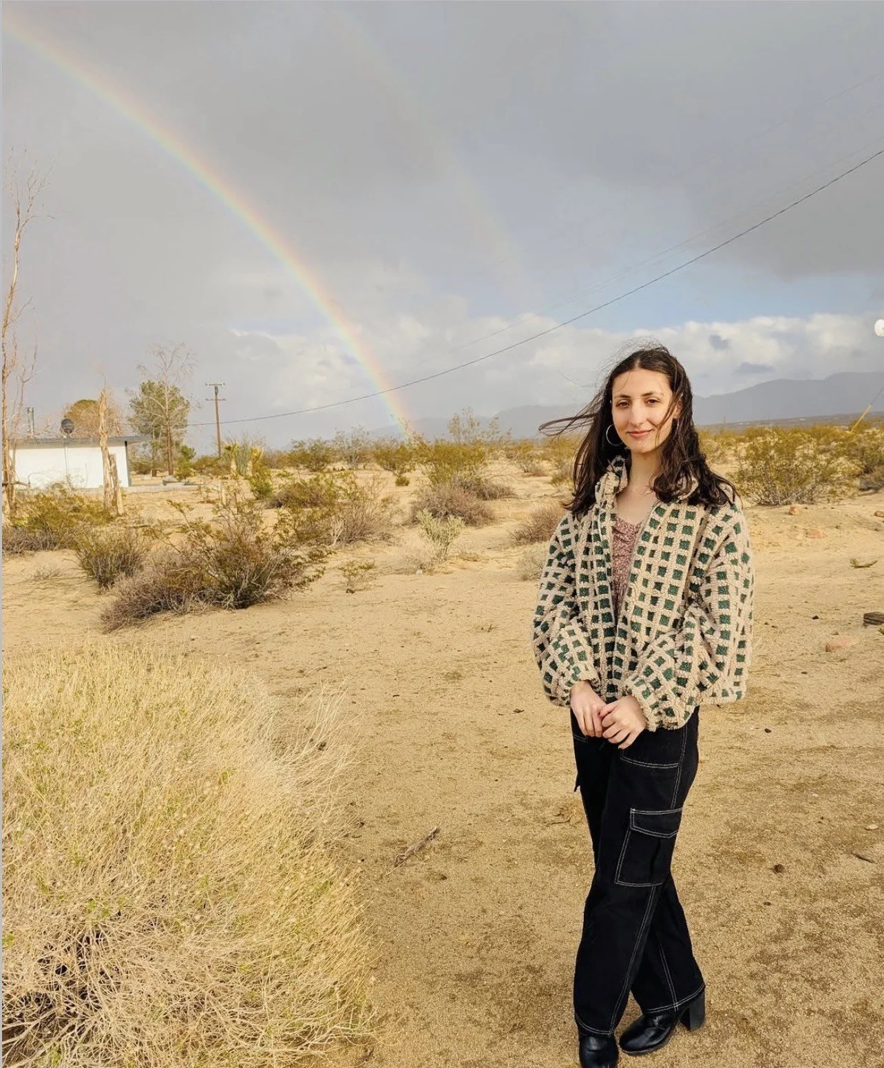 Stella in Joshua Tree, CA. March 2025.