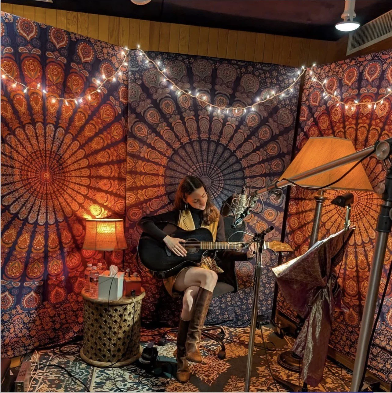 Stella recording at Henson Studios in LA, May 2025