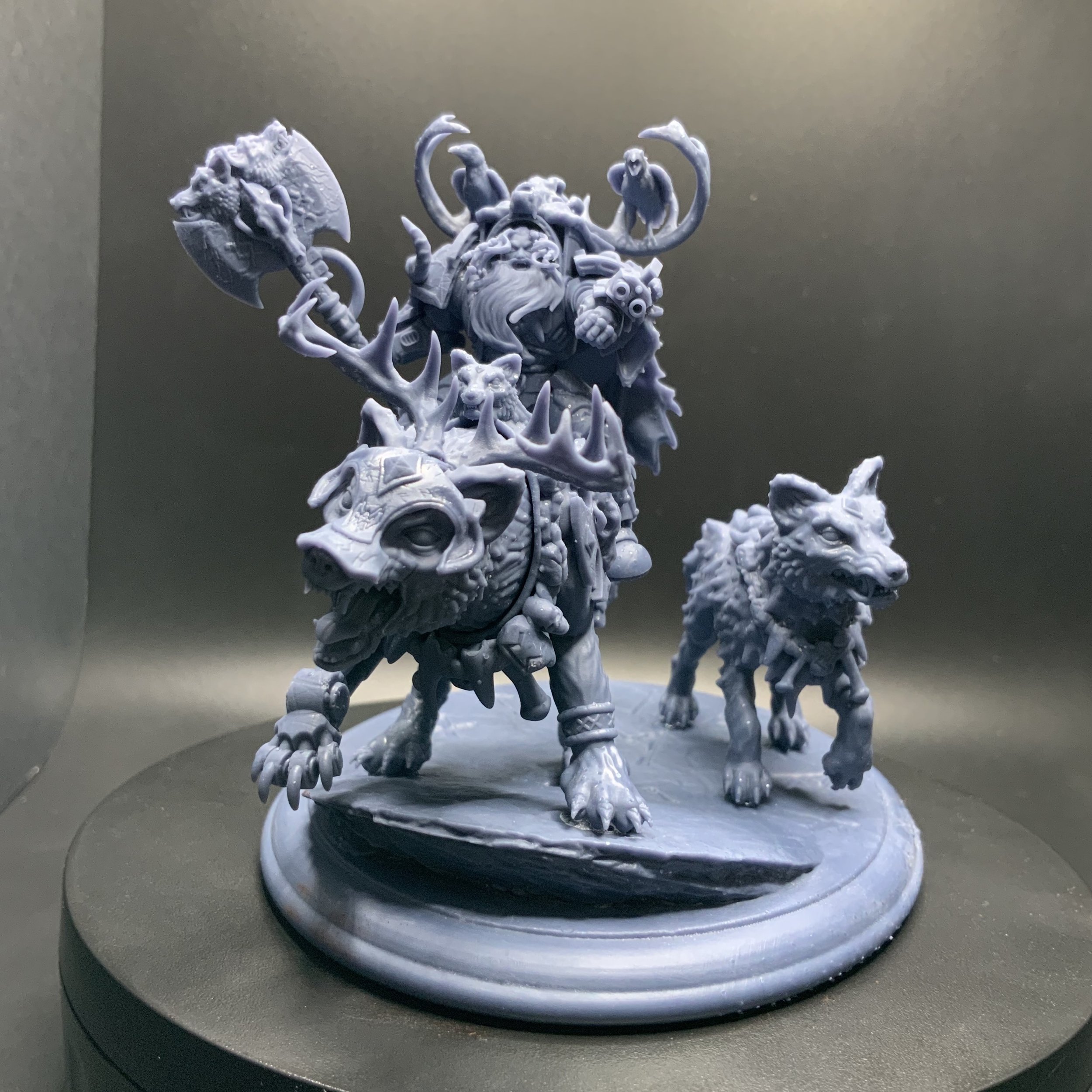 Chapter Knights: Wolf King on Mount