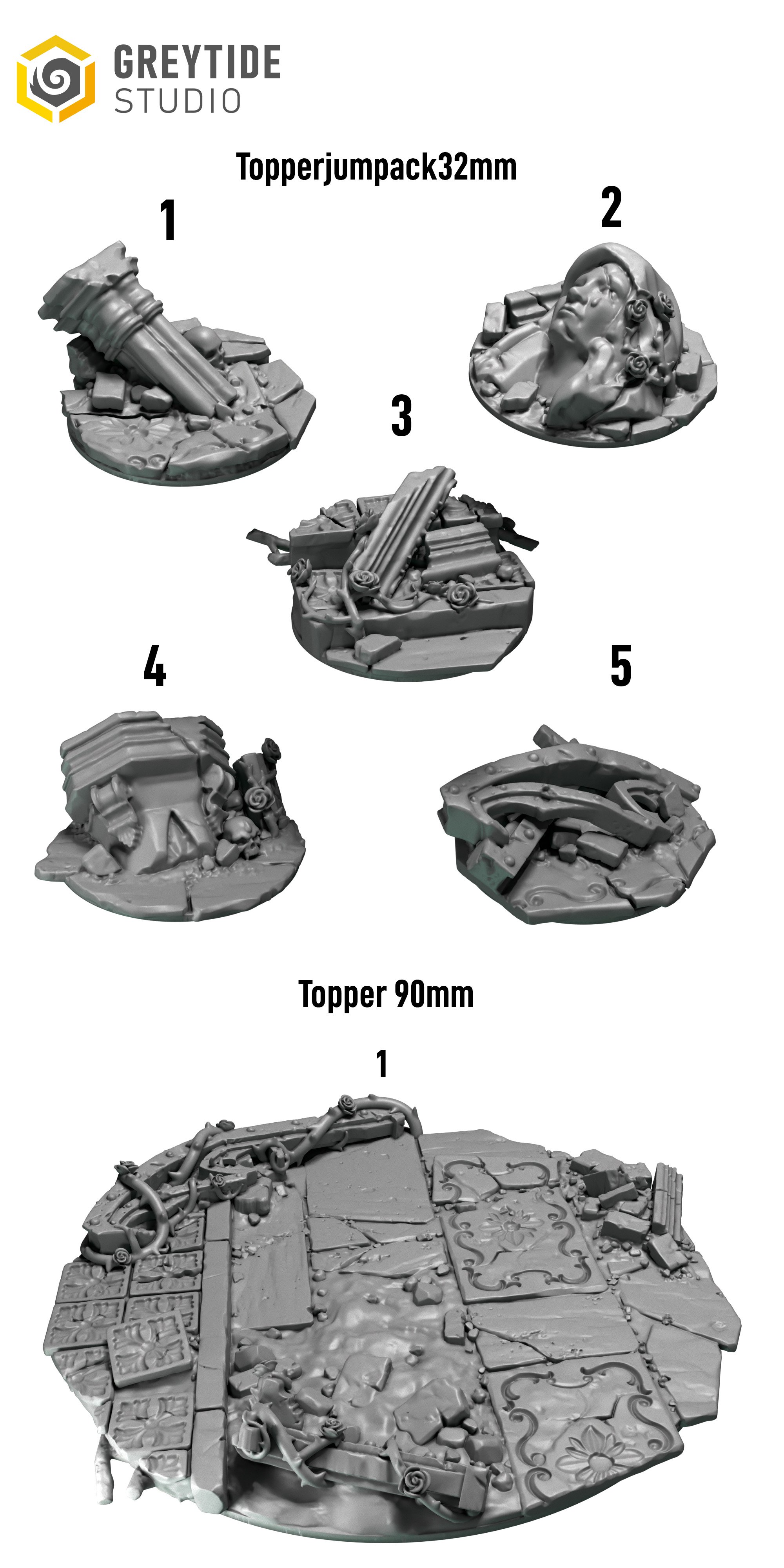 Crimson Lords: Base Toppers