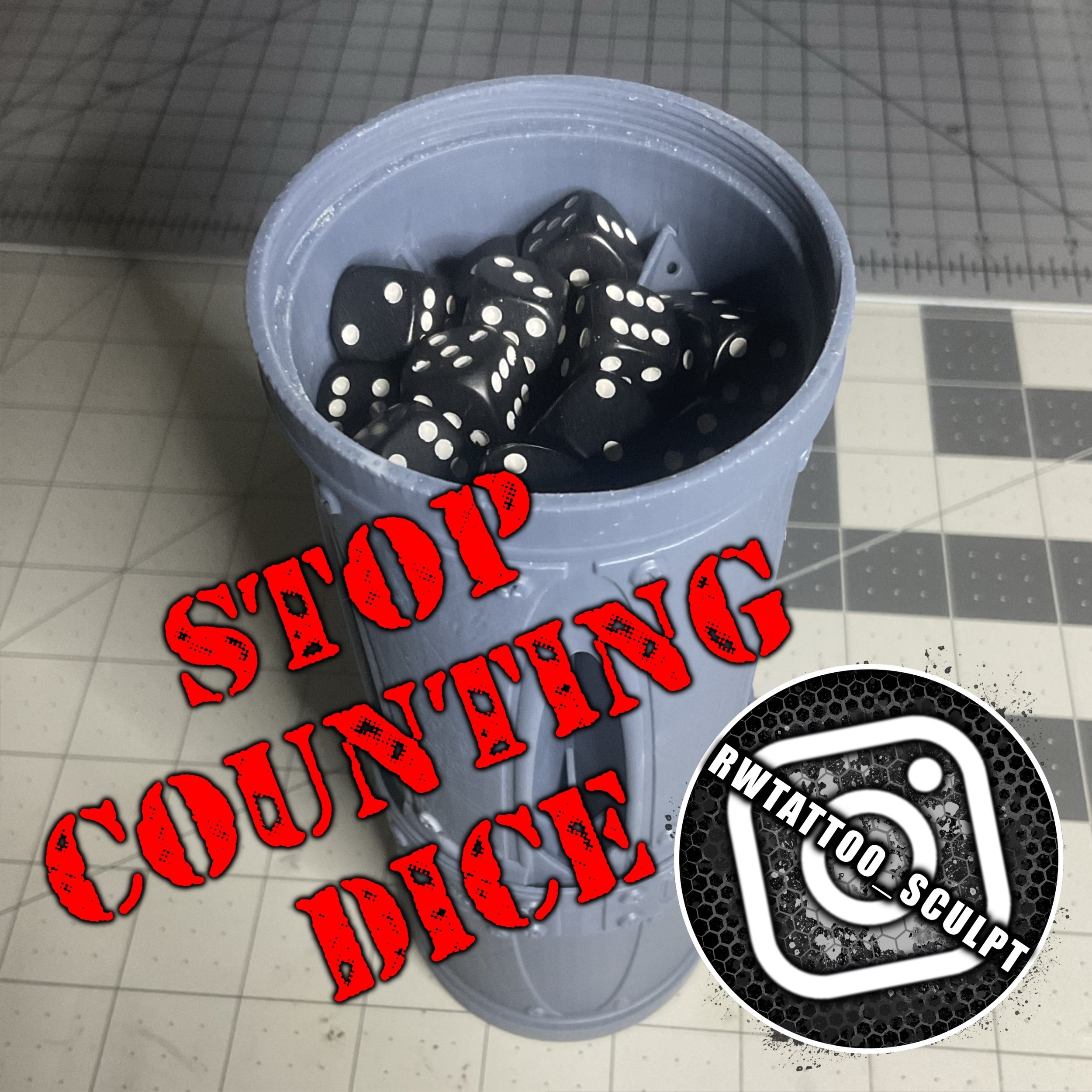12mm Dice Counter/Carrier/Dispencer