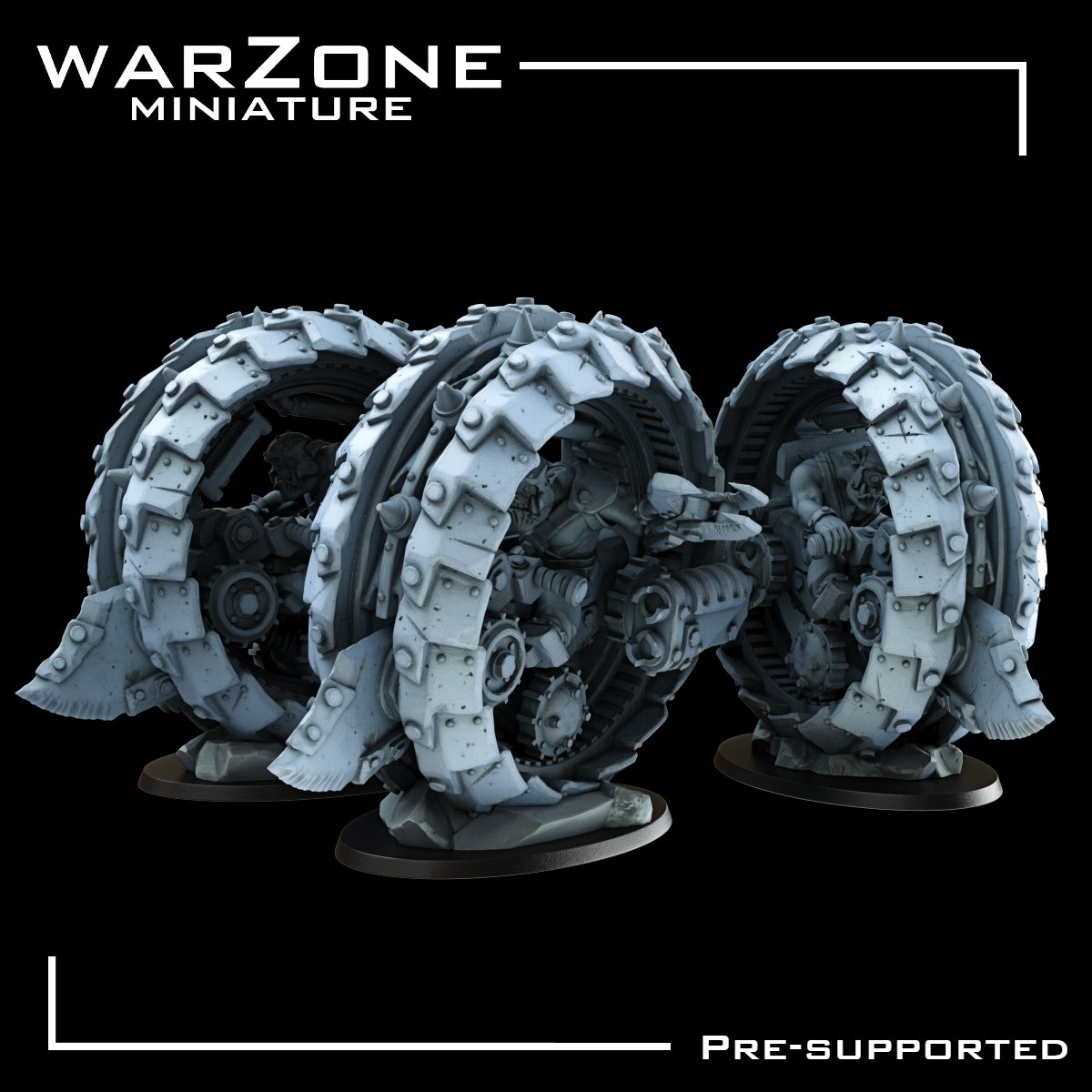Orc Mono-Wheel Bike Squad