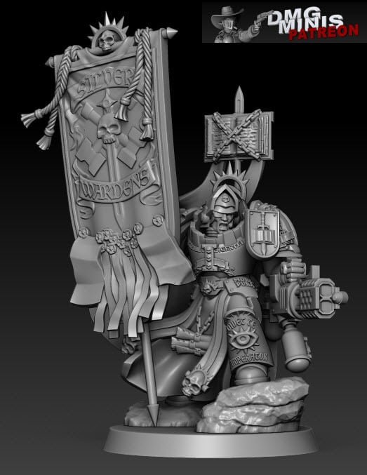 Silver Wardens: Banner Bearer