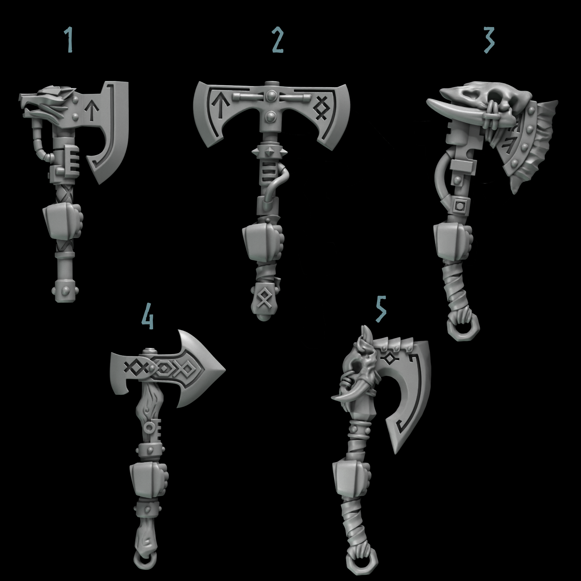 Primal Hounds: 1H Axes