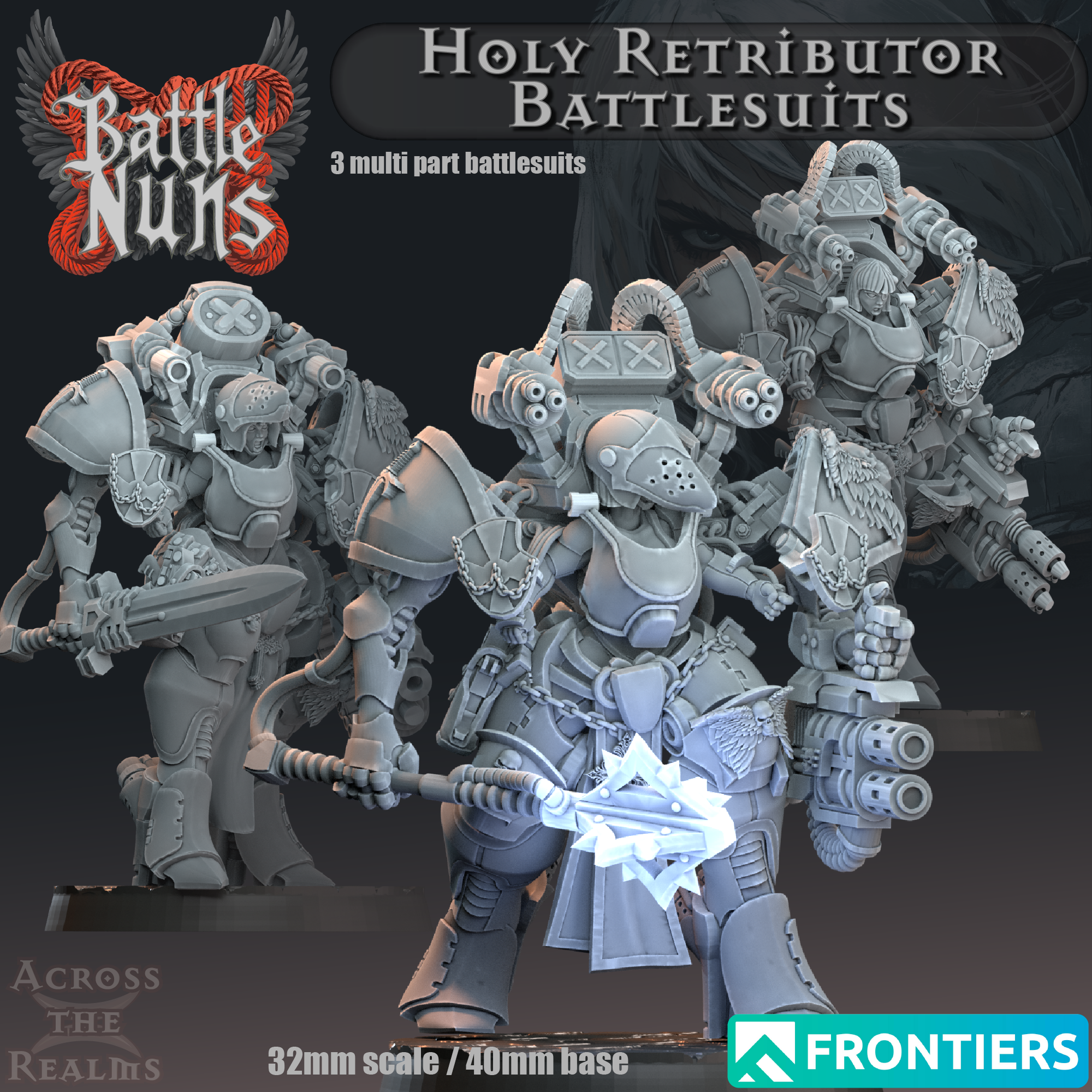 Battle Nuns: Holy Retributor Battlesuits