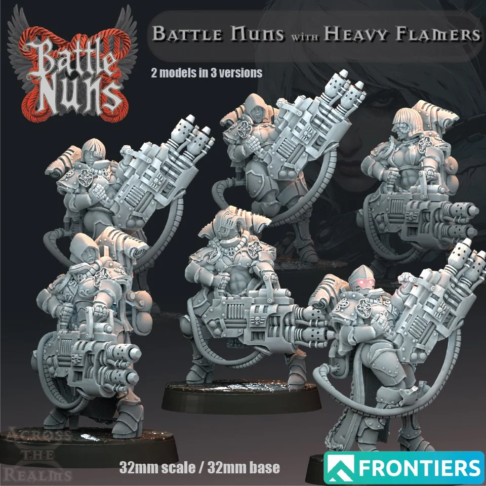 Battle Nuns: Heavy Flamers