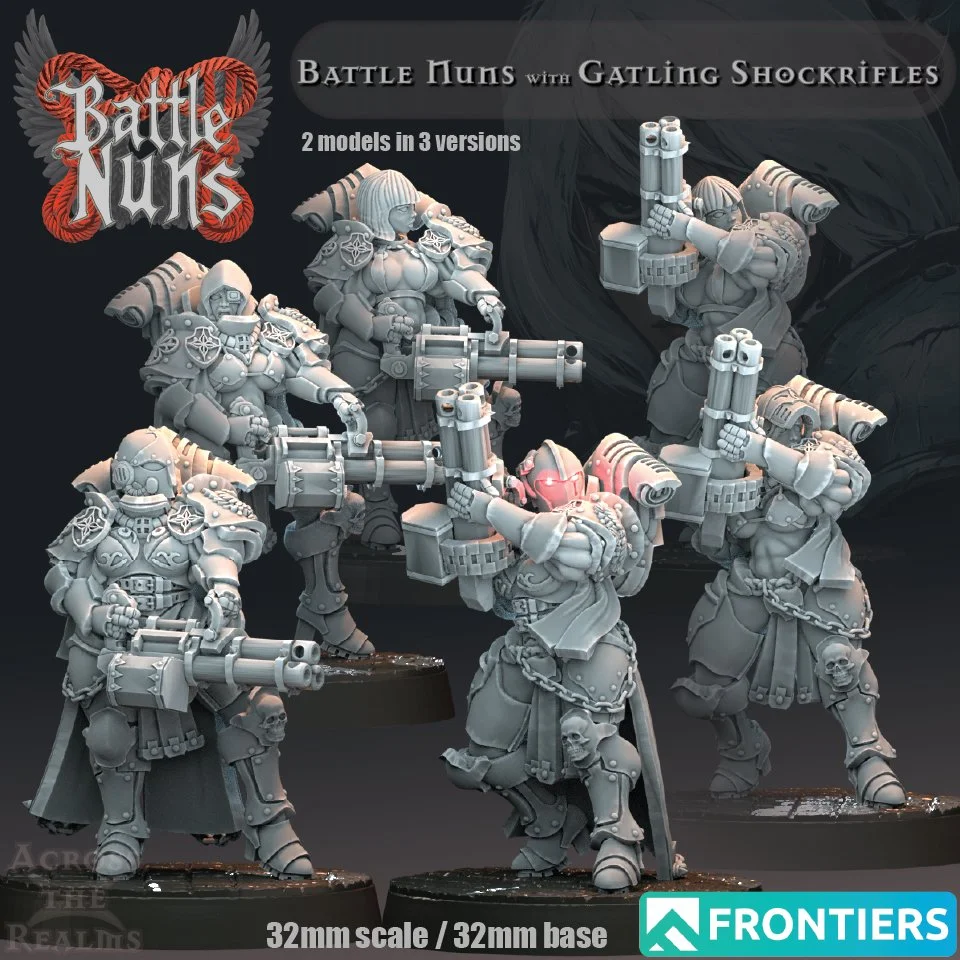 Battle Nuns: Gatling Shockrifles