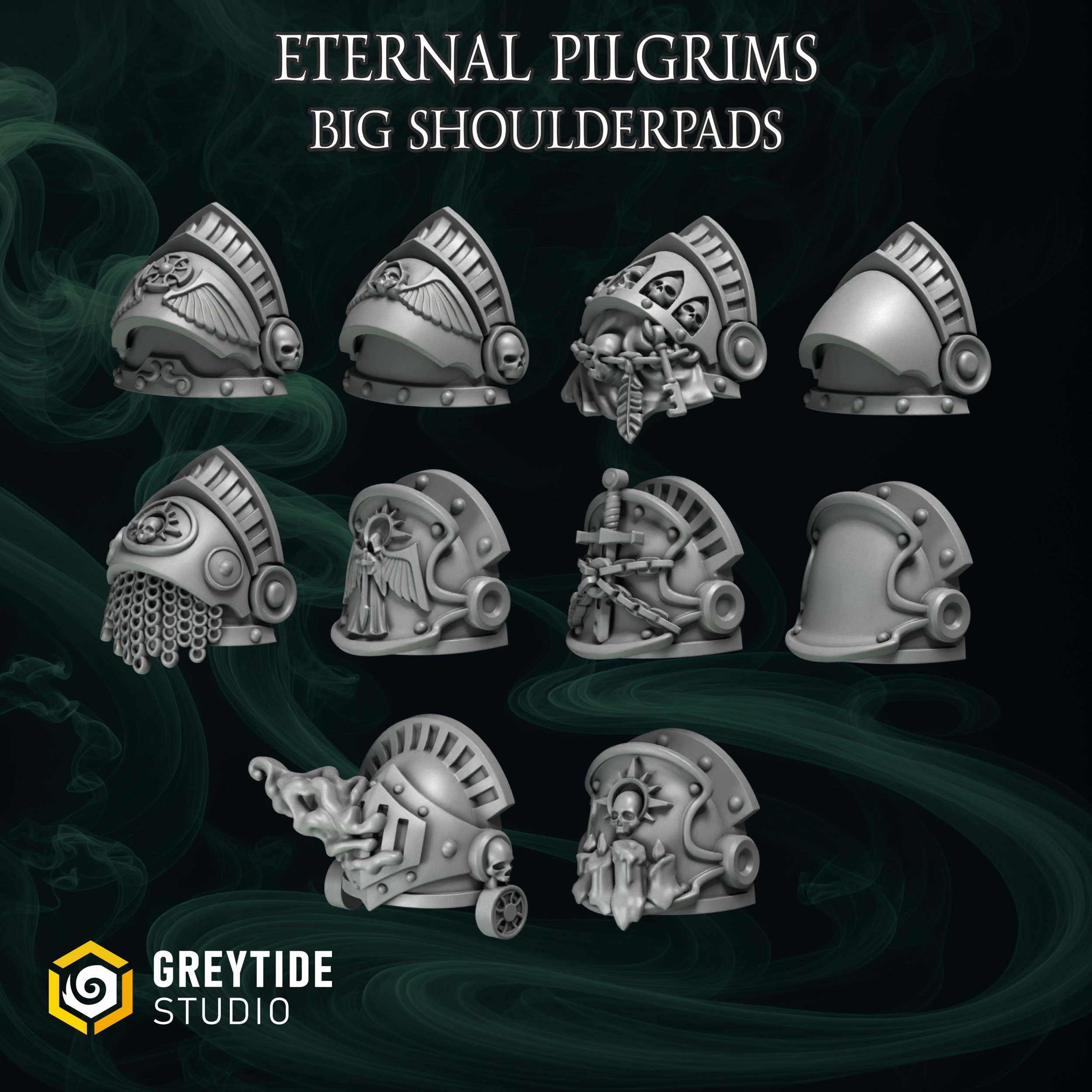 Eternal Pilgrims: Big Armor ShoulderPads