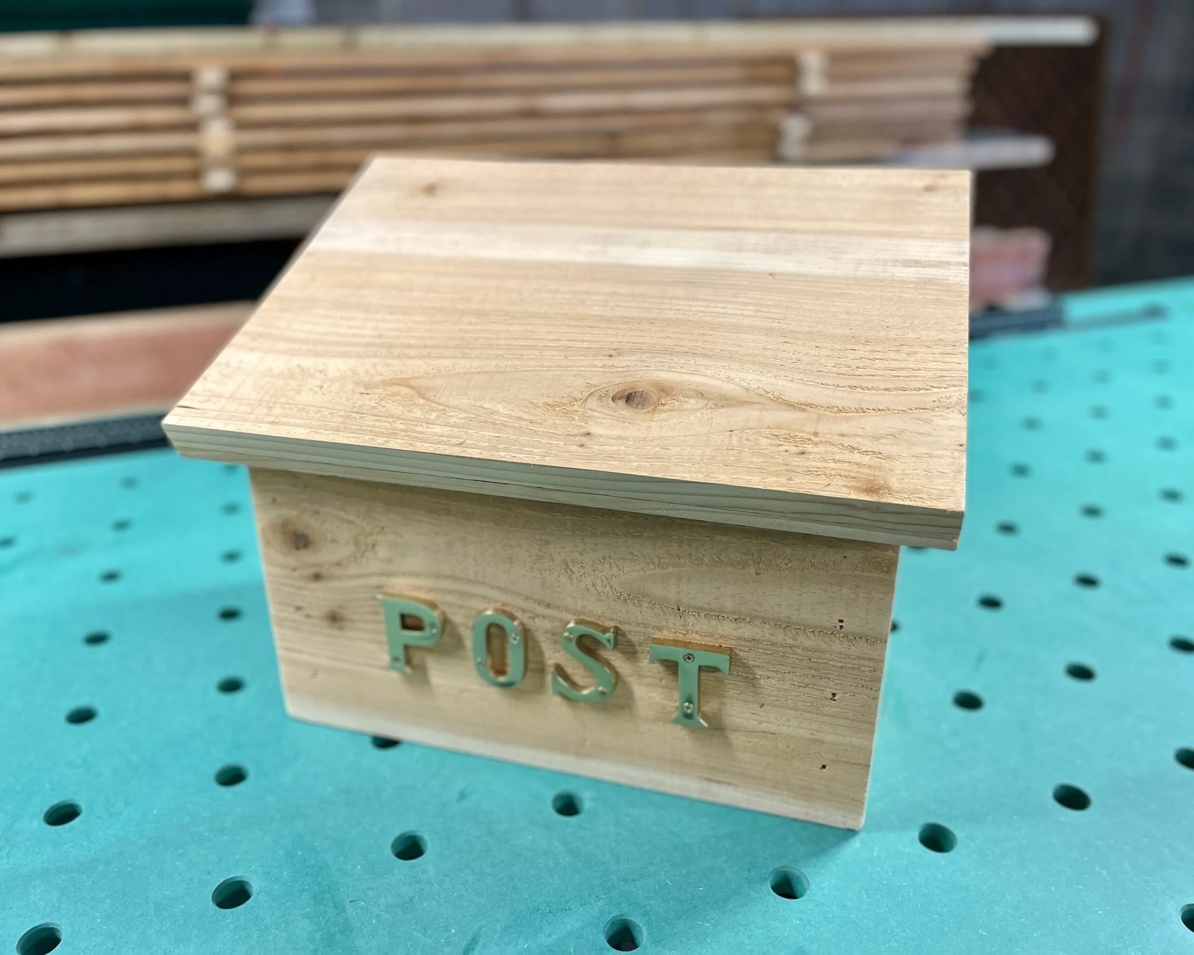 Cedar Post Box