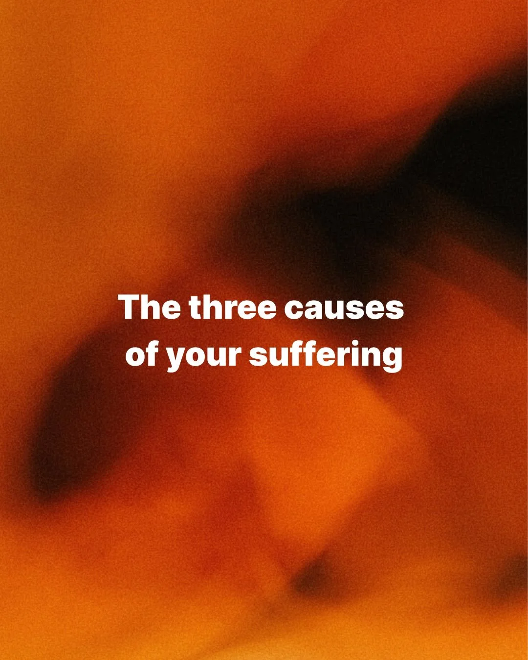 We have an epidemic of stress.

But it's not your phone.
Not your boss.
Not the economy.

Three things create 90% of human suffering:

1. REPRESSED EMOTIONS

Every feeling you won't feel runs your life from the shadows.

Anger you suppress &rarr; Res