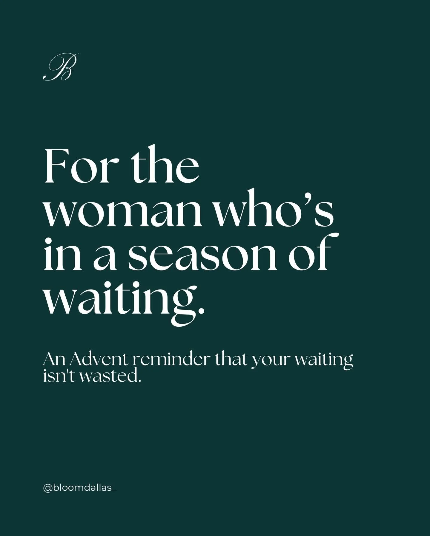 VERSE OF THE DAY
Luke 2:11

&ldquo;Today in the town of David a Savior has been born to you; He is the Messiah, the Lord.&rdquo;

🌸🌸🌸

On Sunday, November 30th, Advent season began.

What is Advent?

Simply put, it&rsquo;s a season of waiting. A s