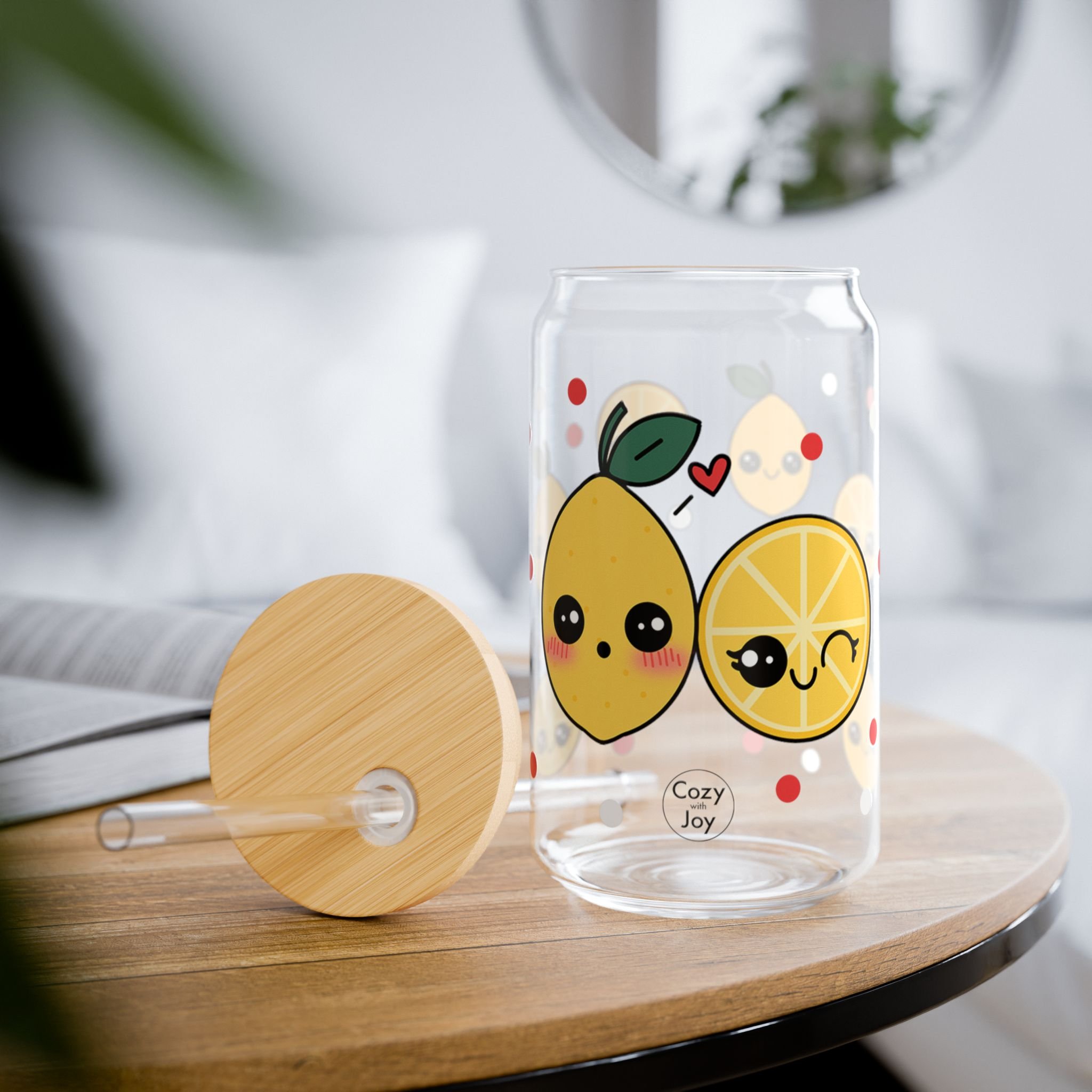 Lemon Zest Glass Tumbler