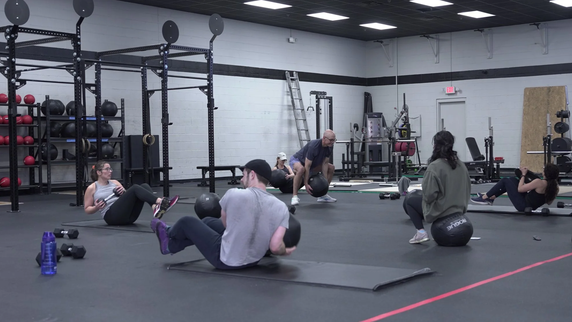 Group Class Underway