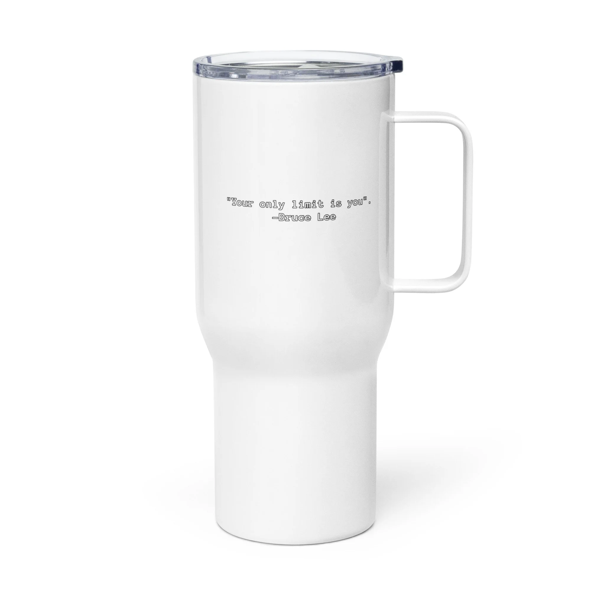 Go All In Travel mug with a handle
