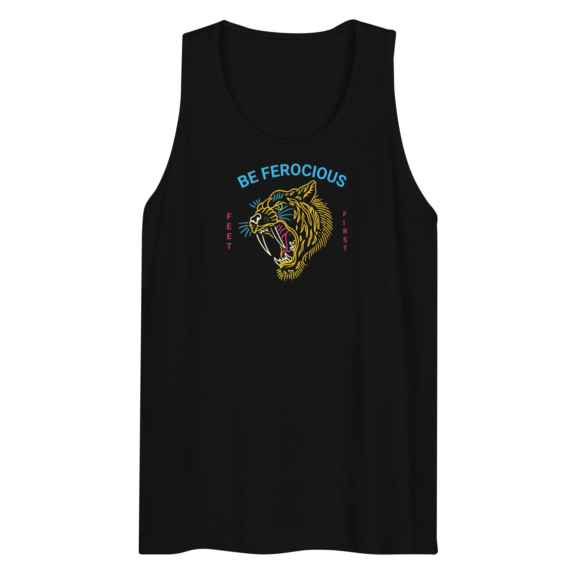 Be Ferocious Men’s premium tank top