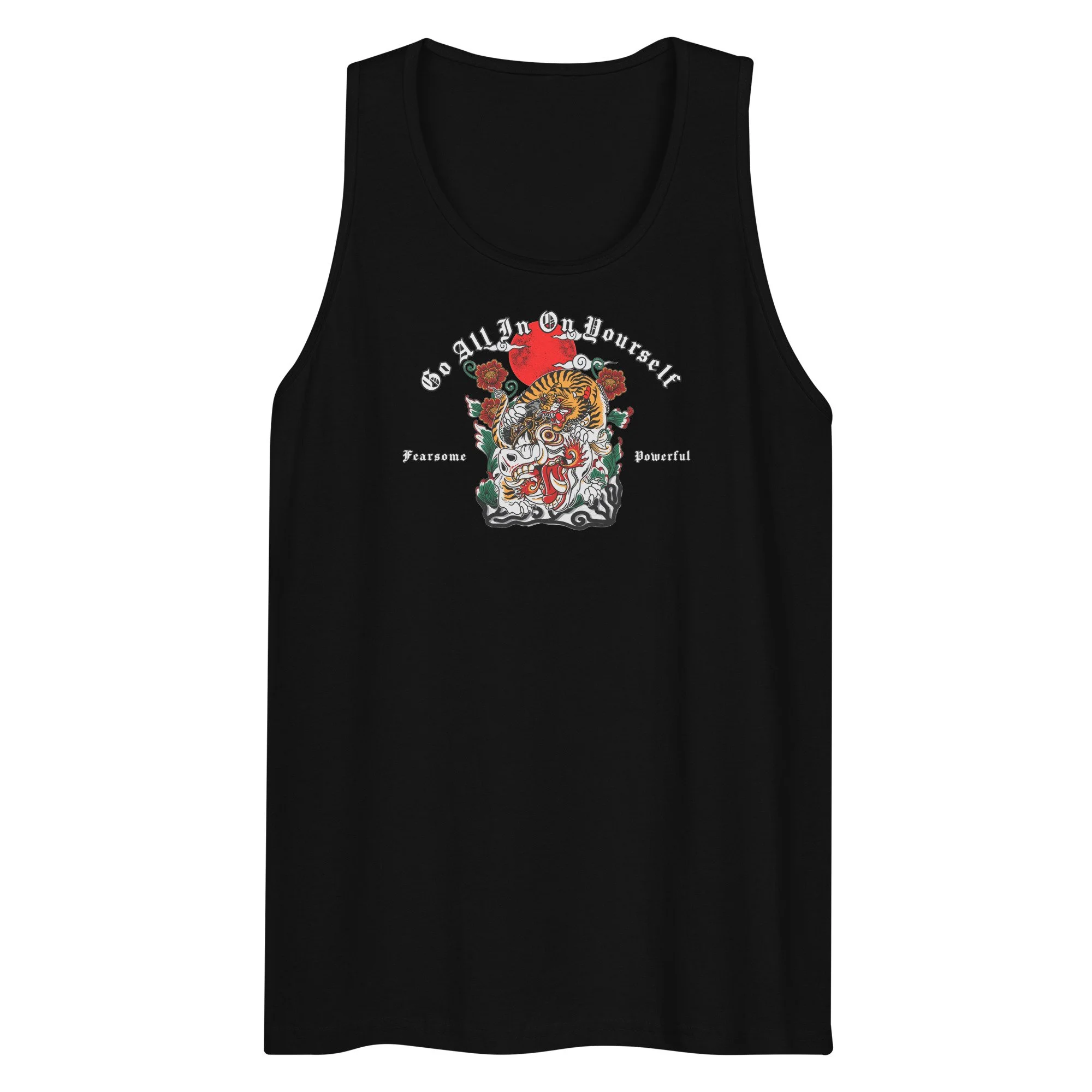 Fearless Tiger Men’s premium tank top