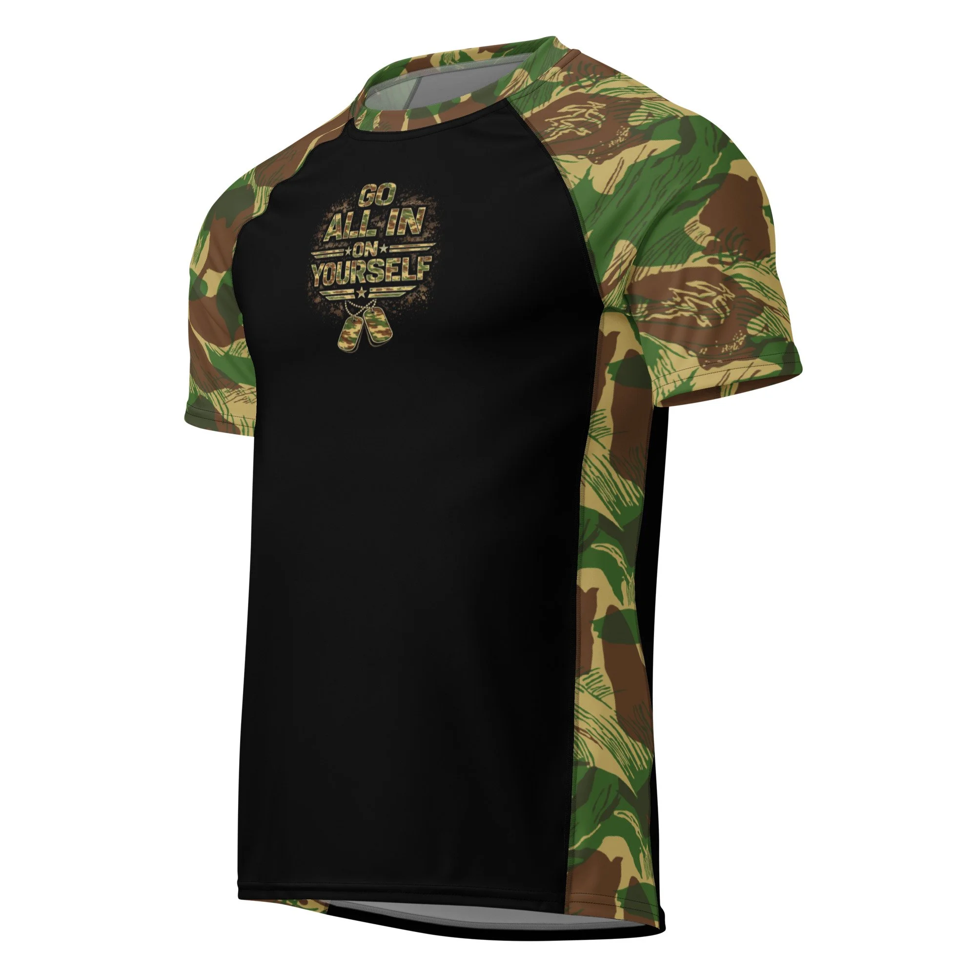 Rhodesian Jungle Camouflage men’s rash guard