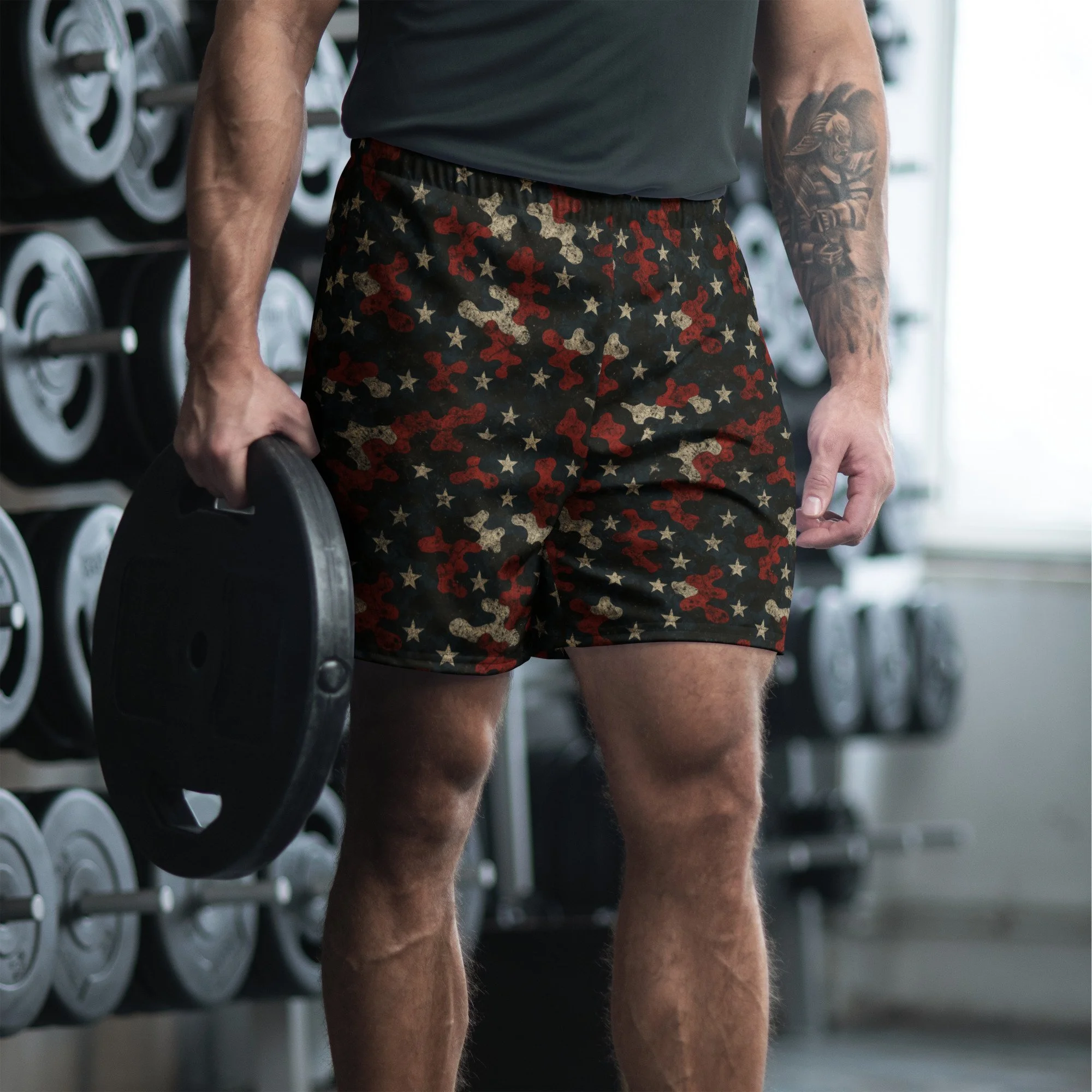 Rugged American Unisex Athletic Long Shorts