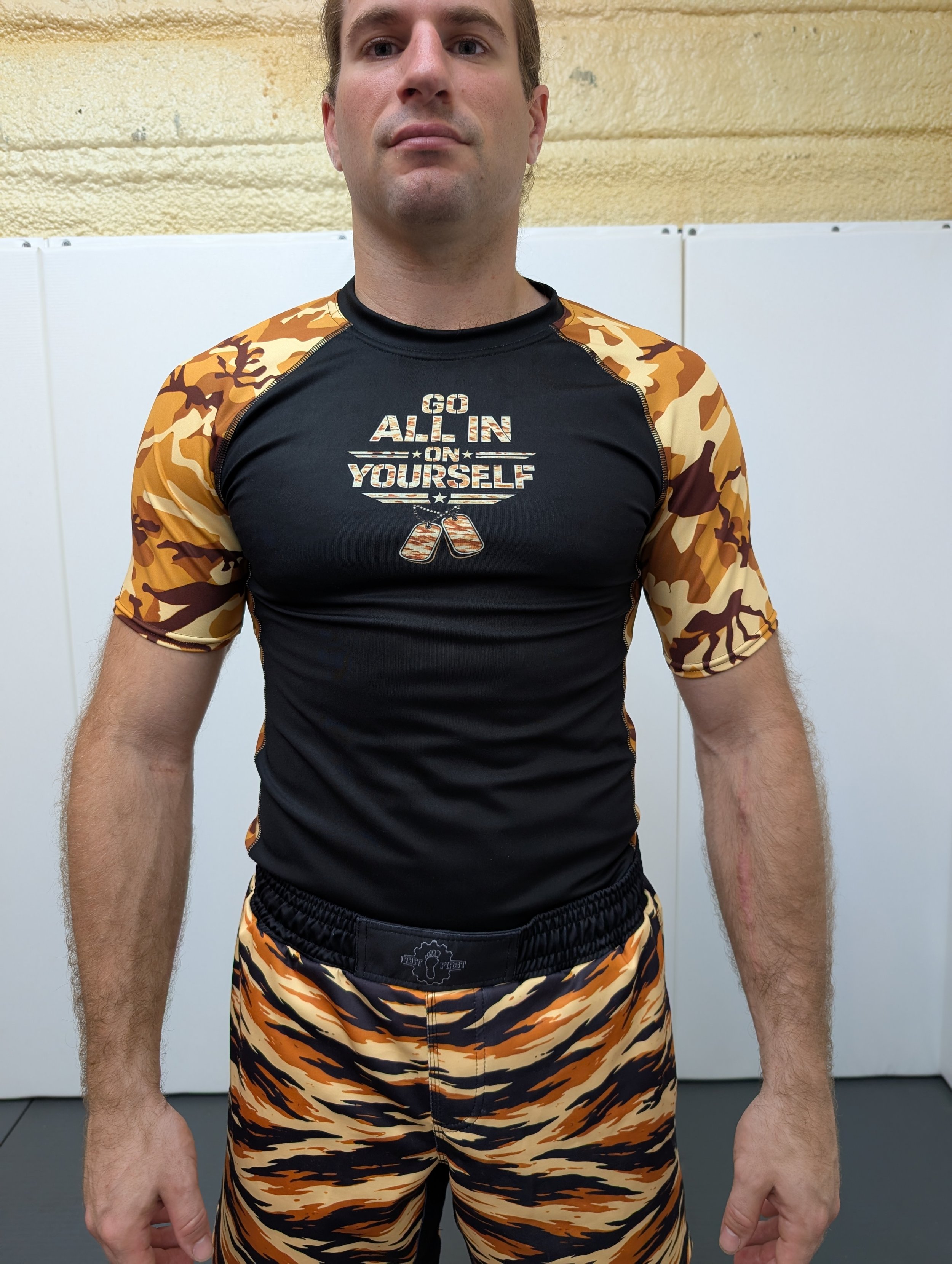 Ranked Brown Belt / Desert men’s rash guard