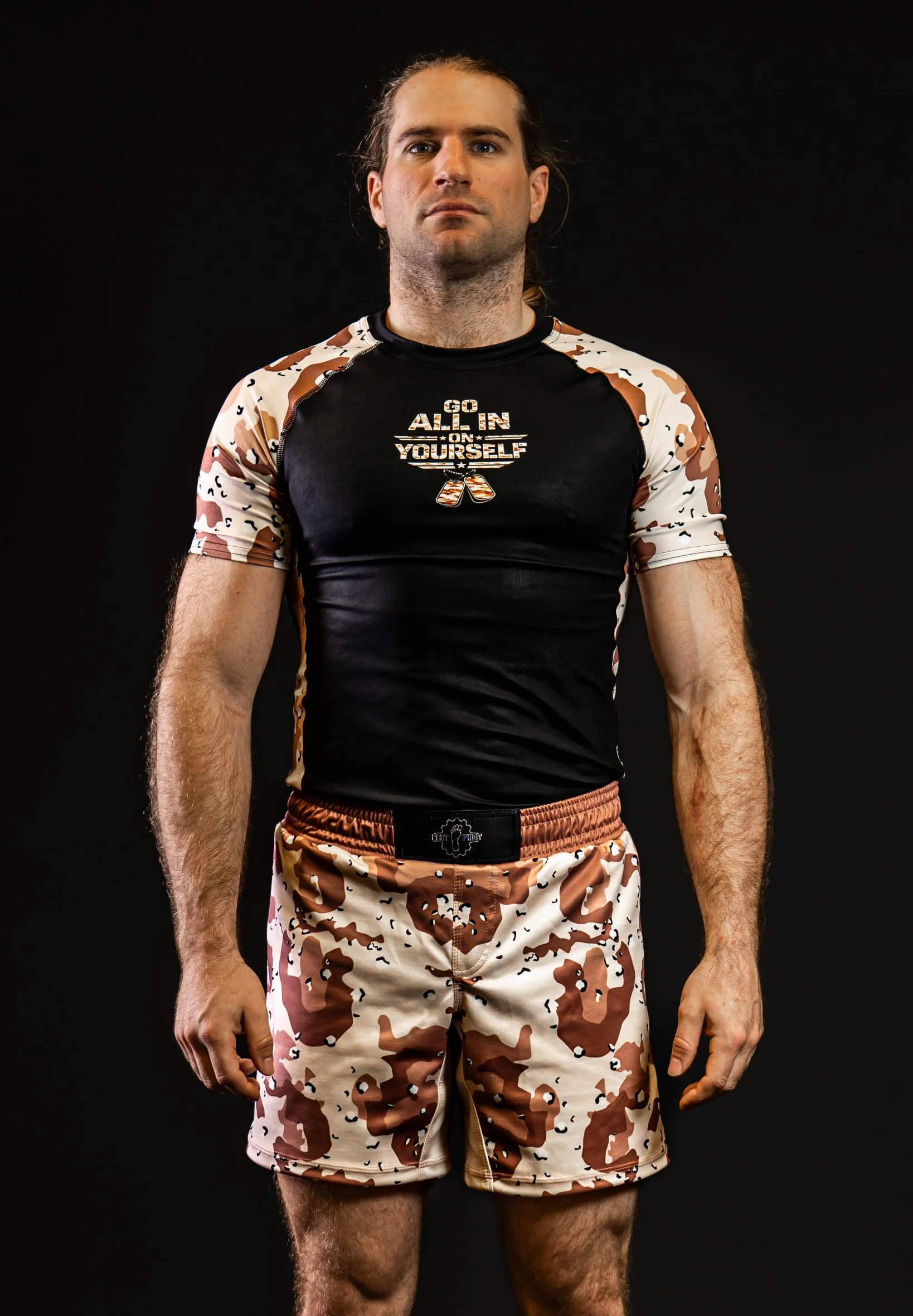 Desert Storm Camo men’s rash guard