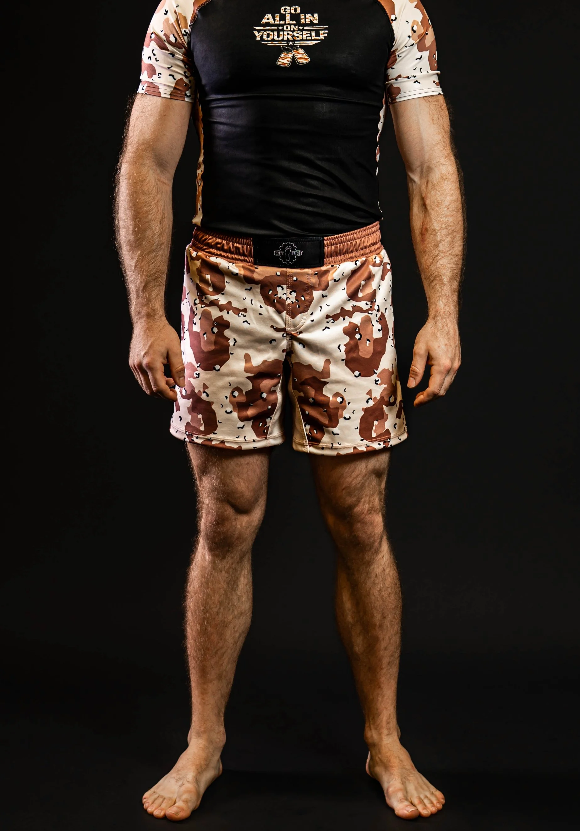 Desert Storm Camo Grappling Shorts