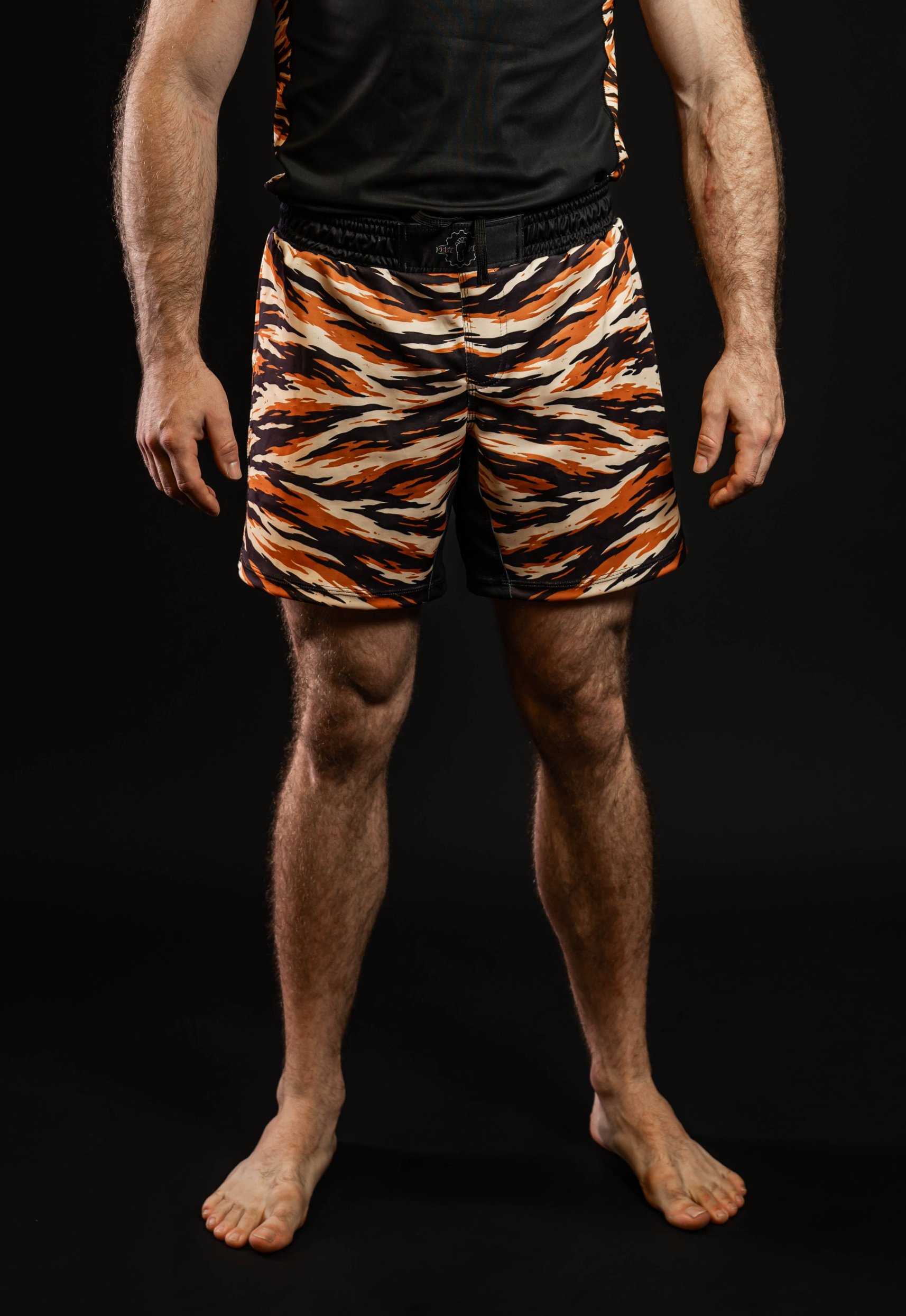 Brown Belt Tiger Camo Grappling Shorts