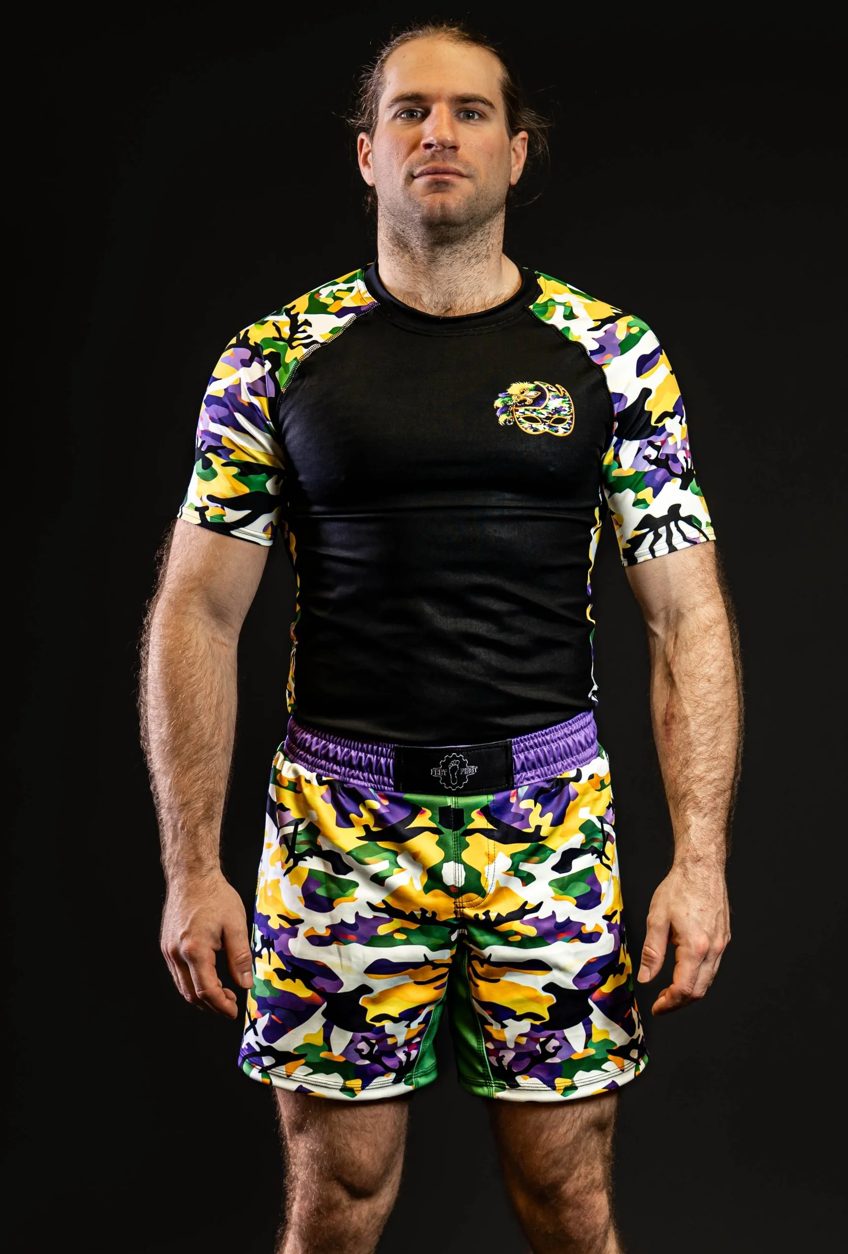 All-over print men’s rash guard