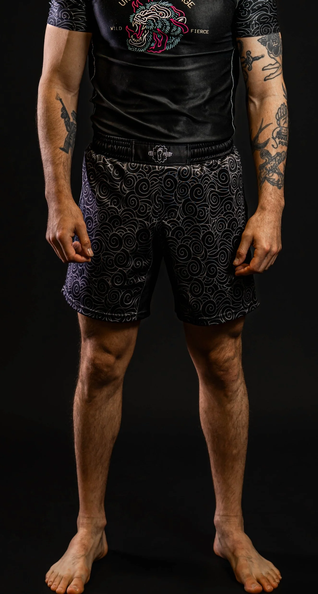 Zodiac Cloud Swirls Grappling Shorts