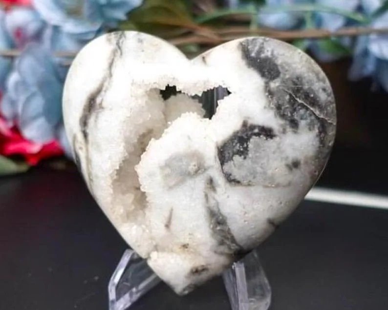 Beautiful, Zebra Jasper Geode Heart$139 1.jpg
