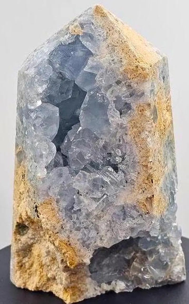 Large, 3 LB, Celestite Geode - helps recalling dreams 2.jpg