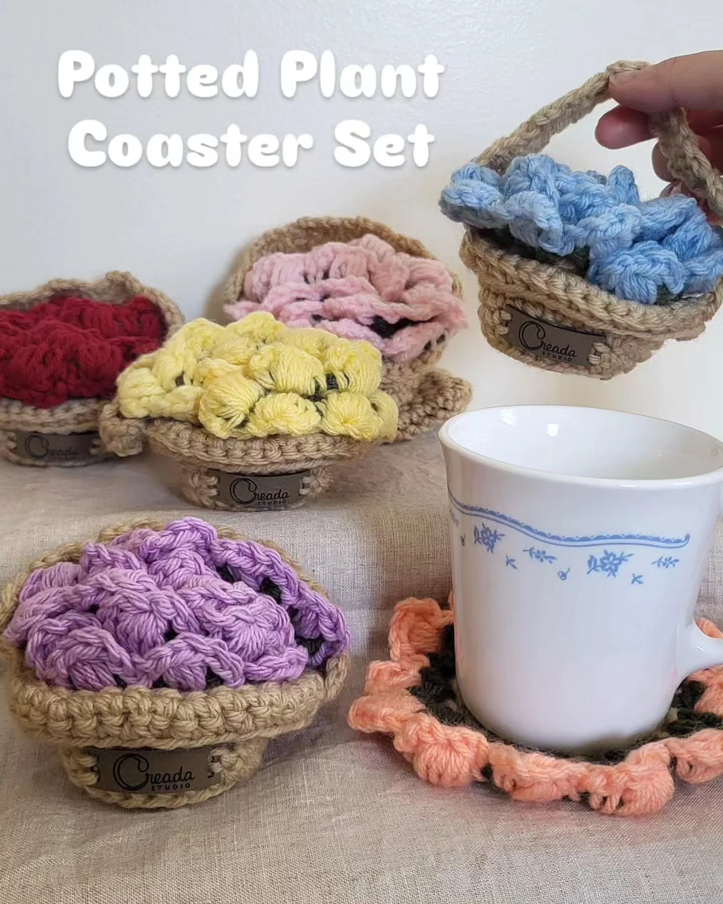 🏵️ In the mood for flowers with the spring weather. These add the perfect pop of color and function to your table top!

------
Available at PS 185 Spring Market

Saturday 5/9
📍8901 Ridge Blvd.
10AM-3PM

#functionalcrochet #coasterset #mothersday
#b