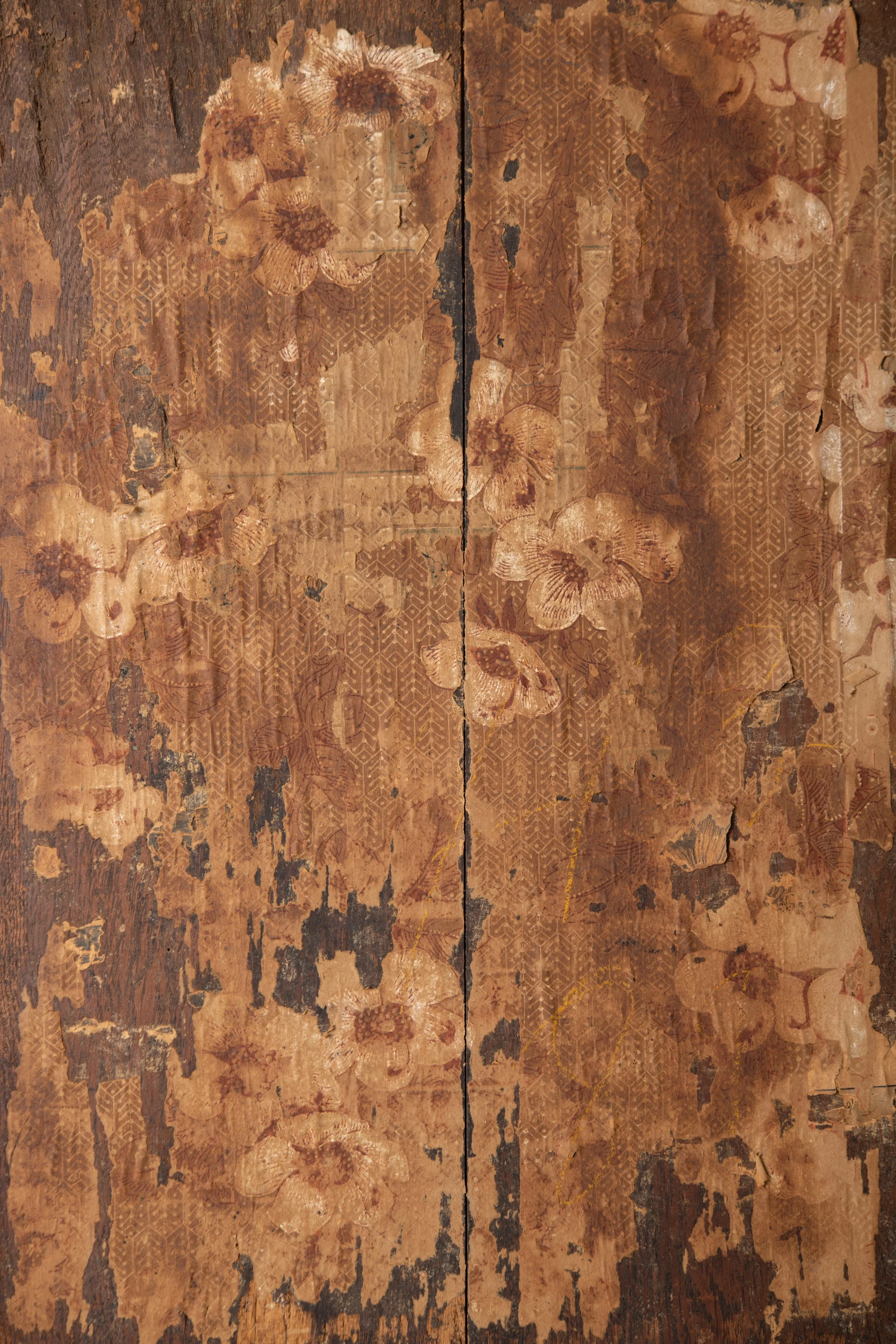 Architectural fragment from an 18th century New England built-in cupboard