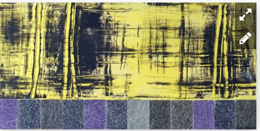 Mixed Media Study — Modernica Pano  12 x 24 x 1.5"