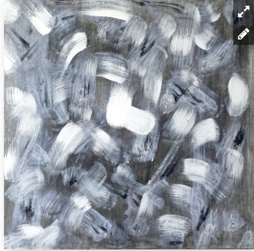 Abstract Study — Graphite L  - 24 X 24 X 1.5"